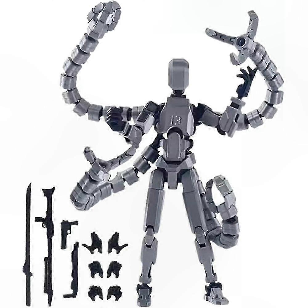 3D Printed Multi-Jointed Action Figure Accessories for Play & Display