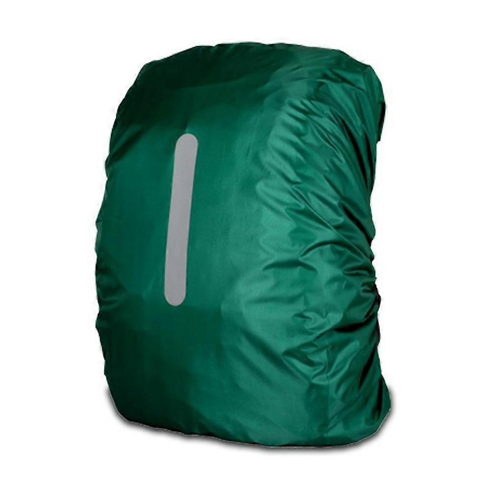 190T Polyester Taffeta Outdoor Backpack Rain Cover Waterproof Reflective Bag Protector, S for 30-40L