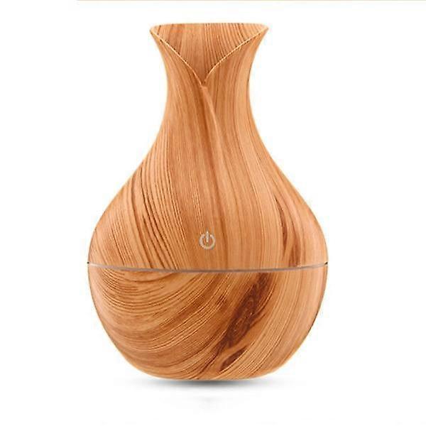 USB Wood Grain Essential Oil Humidifier  Diffuser Aromatherapy Mist Maker With LED|Humidifiers