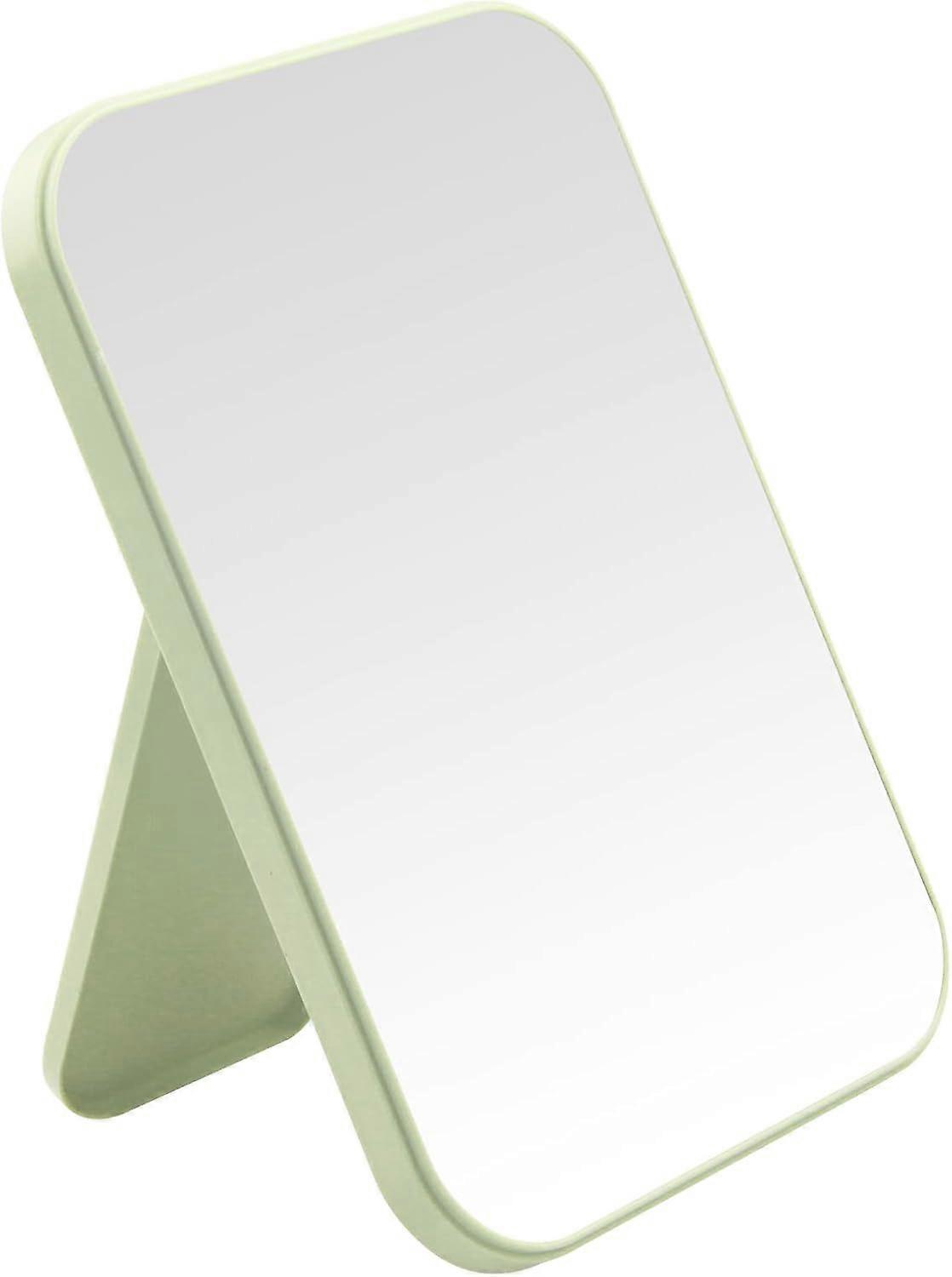8Inch Desktop Makeup Mirror Square, Portable, DualPurpose Table Desk Wall Hanging, Green