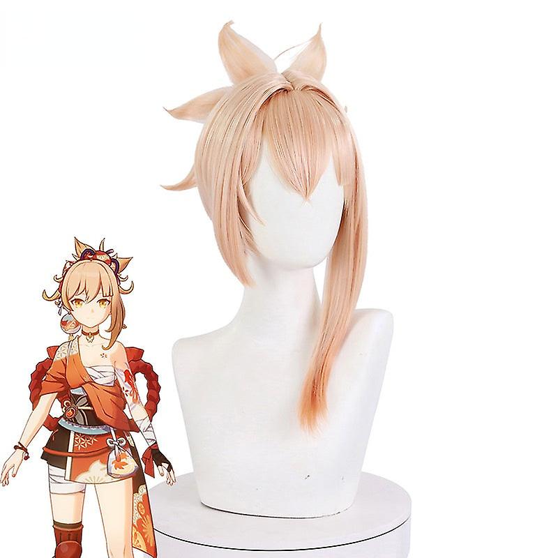 Genshin impact yoimiya cosplay wig genshin impact cosplay yoimiya wig ...