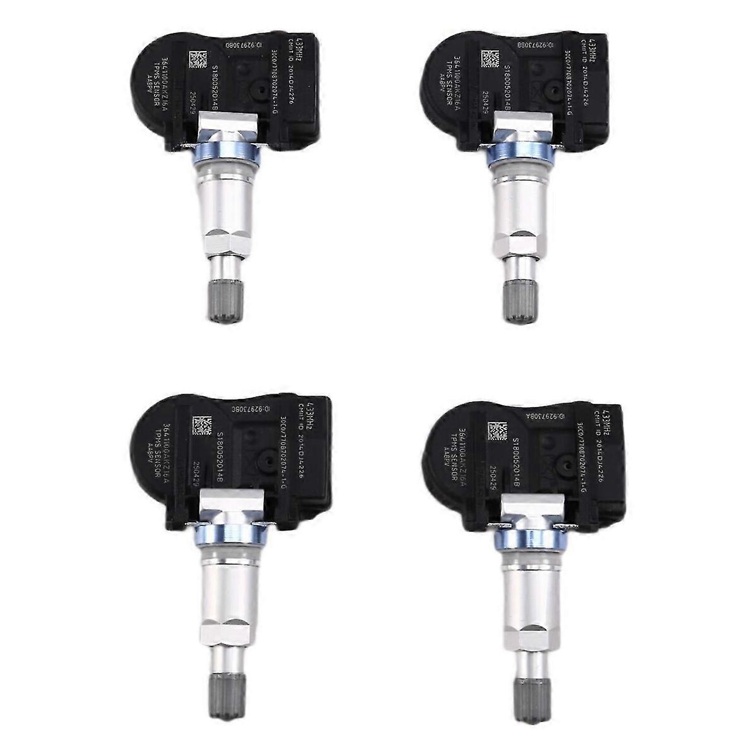 4Pcs TPMS Tire Pressure Monitor Sensor 3641100AKZ16A 433MHZ for Wingle5 C50 H6 M6