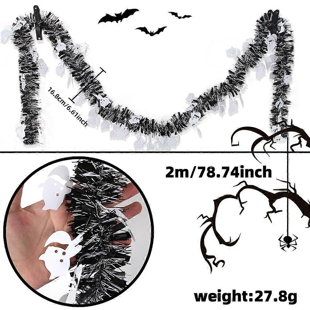 Halloween color strips and ribbons encrypted madder bat ghost fur strips ghost festival party decoration long pull flower hanging ornaments