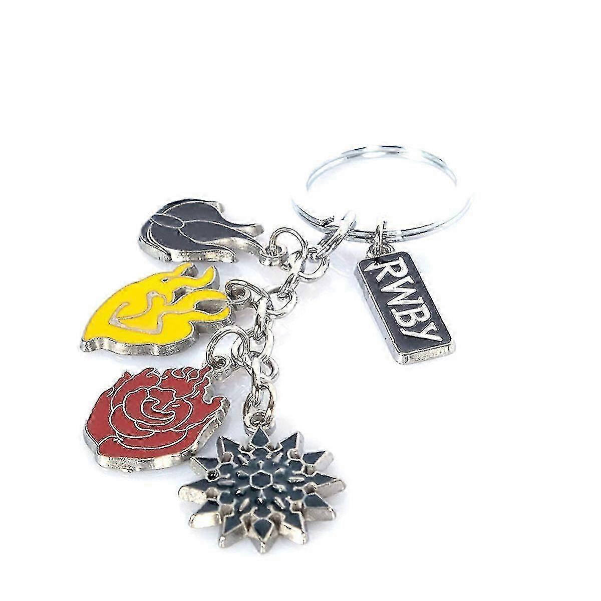 Rwbys Anime Key Chain Key Ring Bag Pendentif Keyring Cadeau de Noël