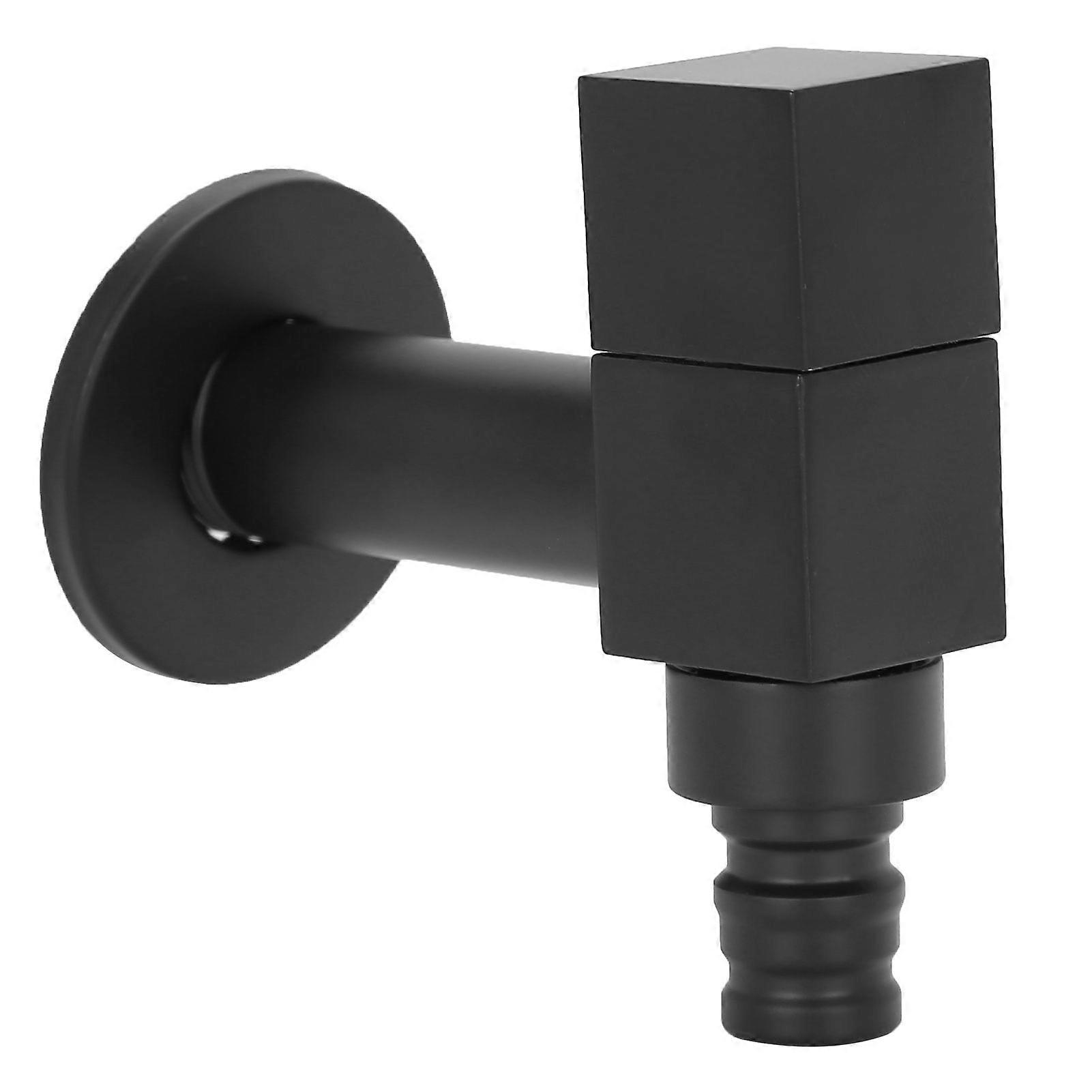 G1/2 Square Water Faucet Full Copper Single Cold Faucet Washing Machine Tap Hardware Fitttings