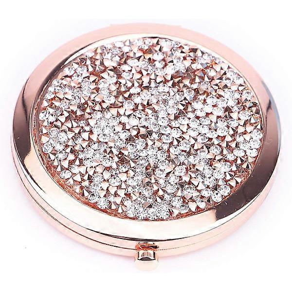 Amplifies small makeup mirrors circular pocket makeup mirrors