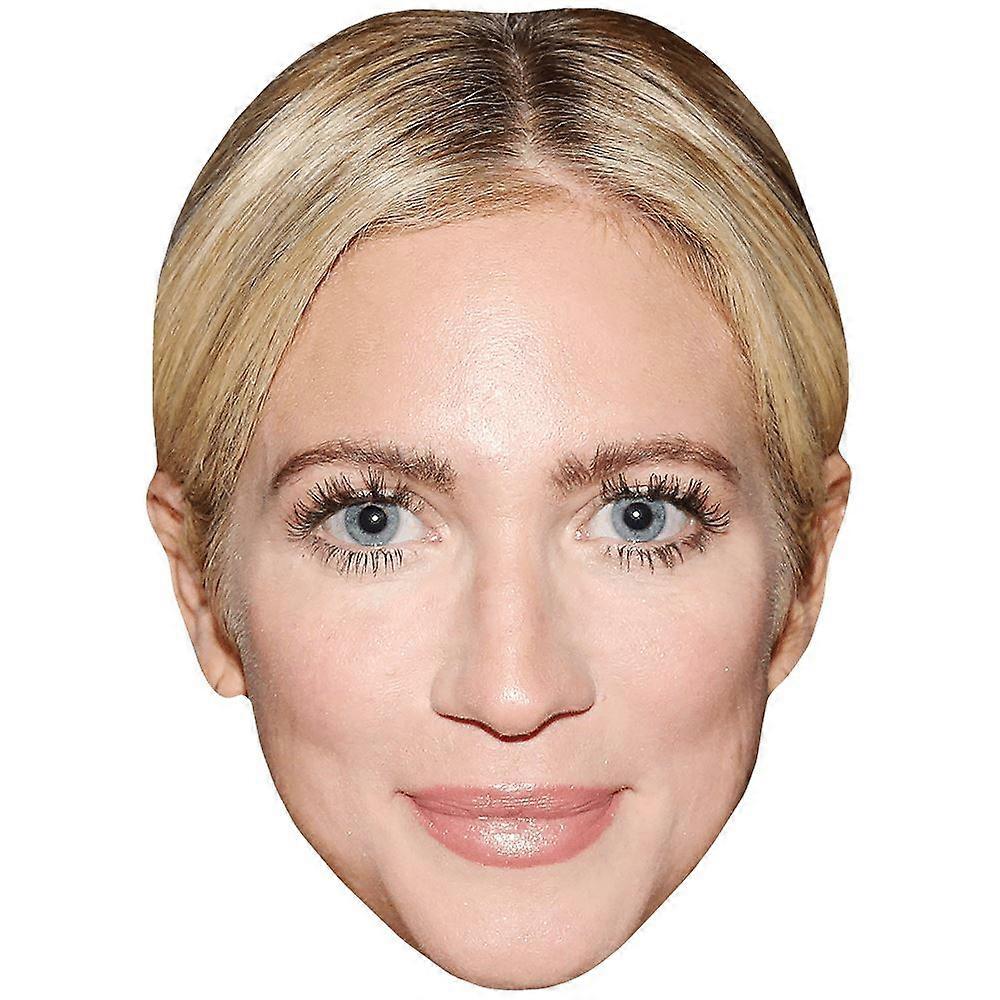 Brittany Snow (Blonde) Celebrity Mask, Flat Card Face