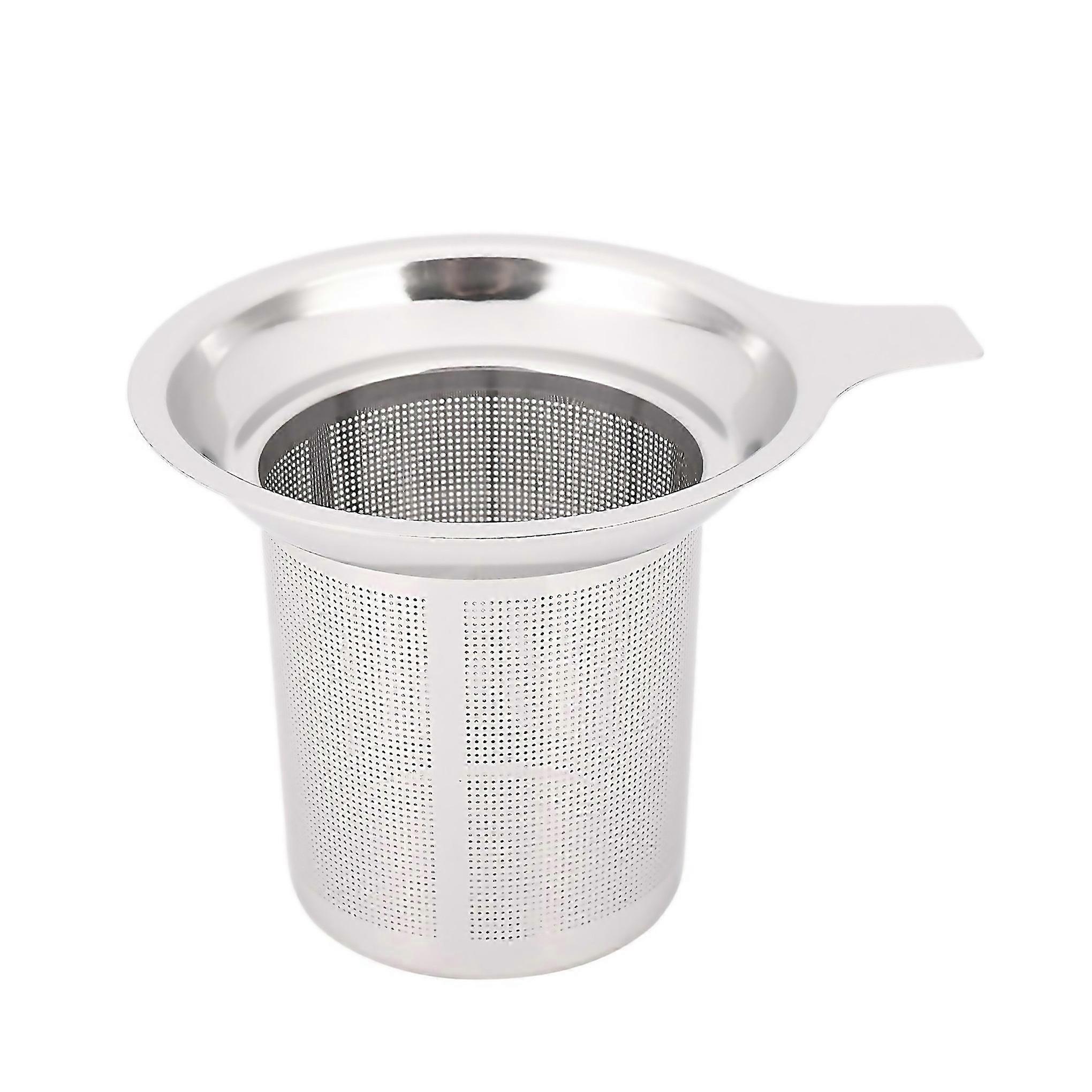 For 304 Stainless Steel Fine Mesh Filter Tea Infuser Fine Reusable Strainer