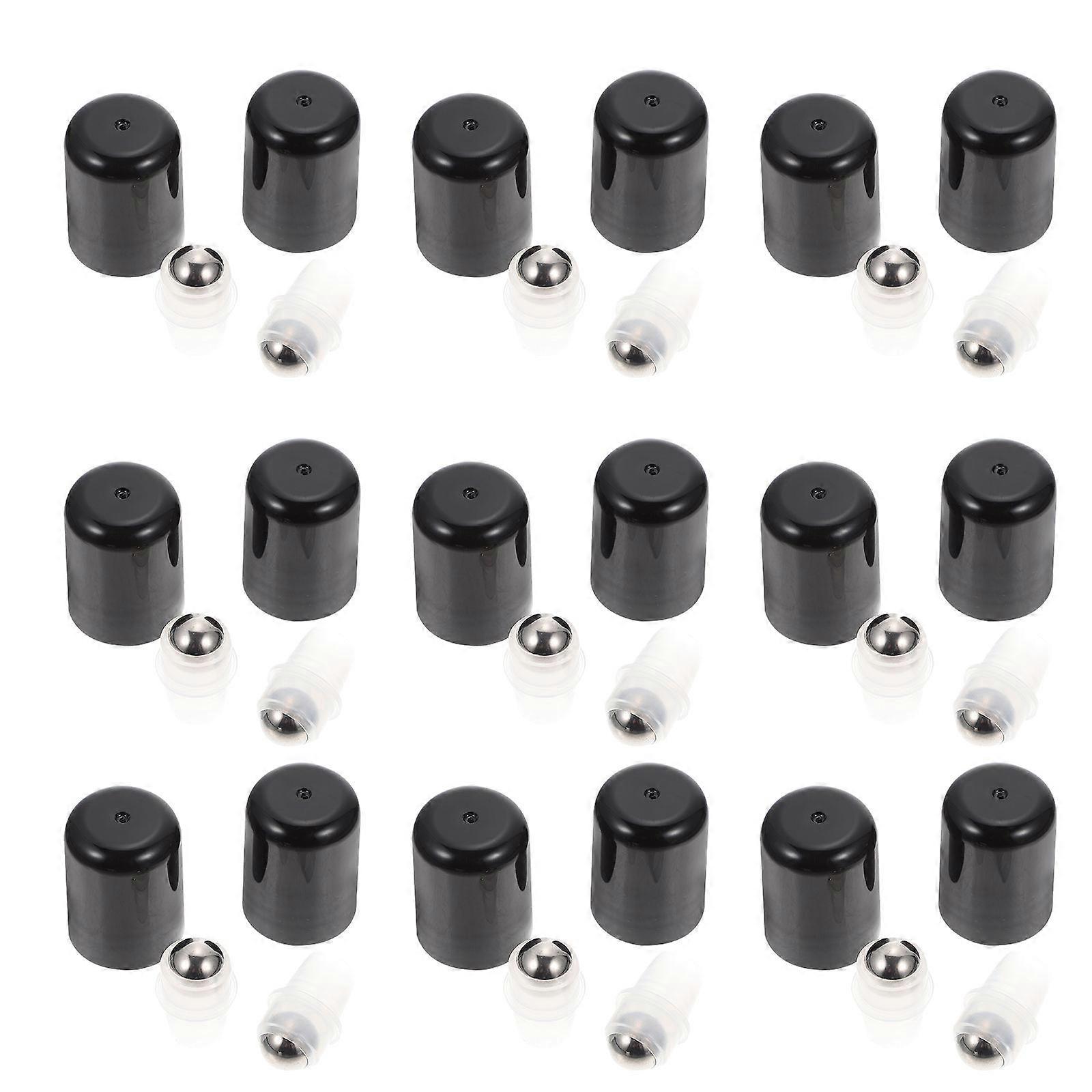 Essential Oil Bottle Roller Beads for Practical Use with Covers 1Set