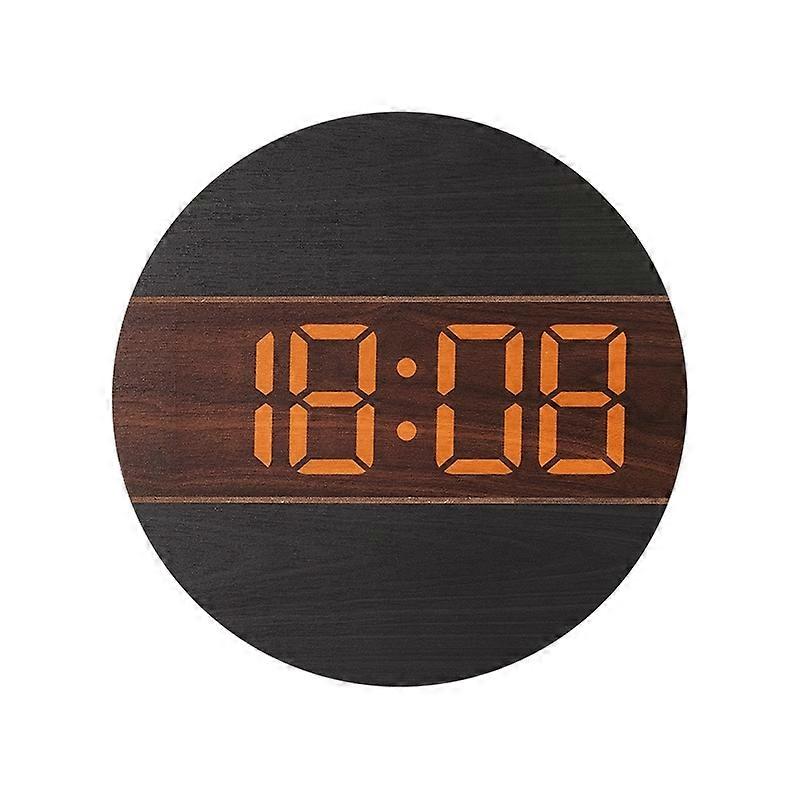 G218B Wooden Digital Display Home Decoration Wall Clock