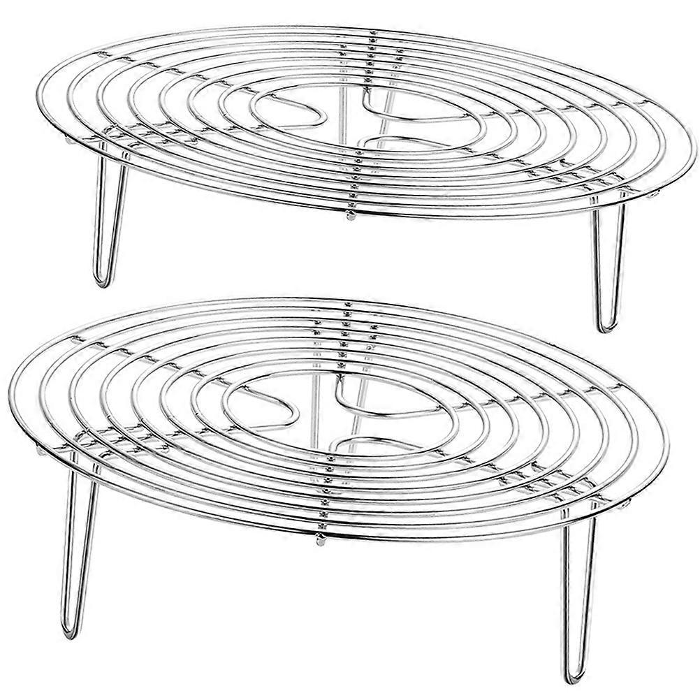 Stainless Steel Egg Holder for Pot Egg Steamed Rack 2Pcs Set