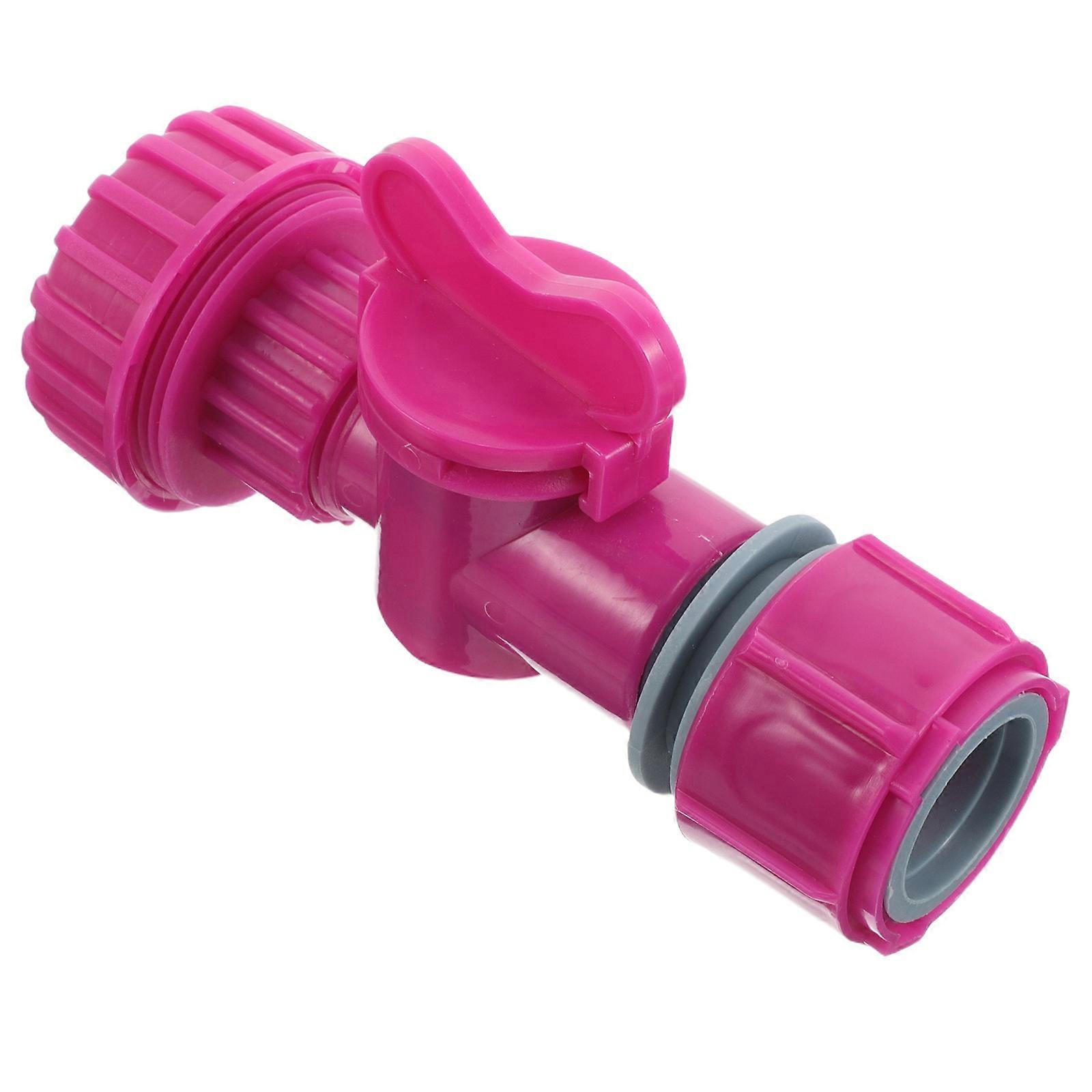 Quick Connect Valve Splitter Dual Control Water Distributor 5Pcs for Garden Hose Management