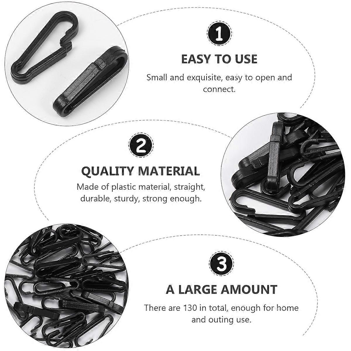 Adjustable Hoist Buckle DIY Plastic Hook for 650Pcs Mask Hanging Hooks