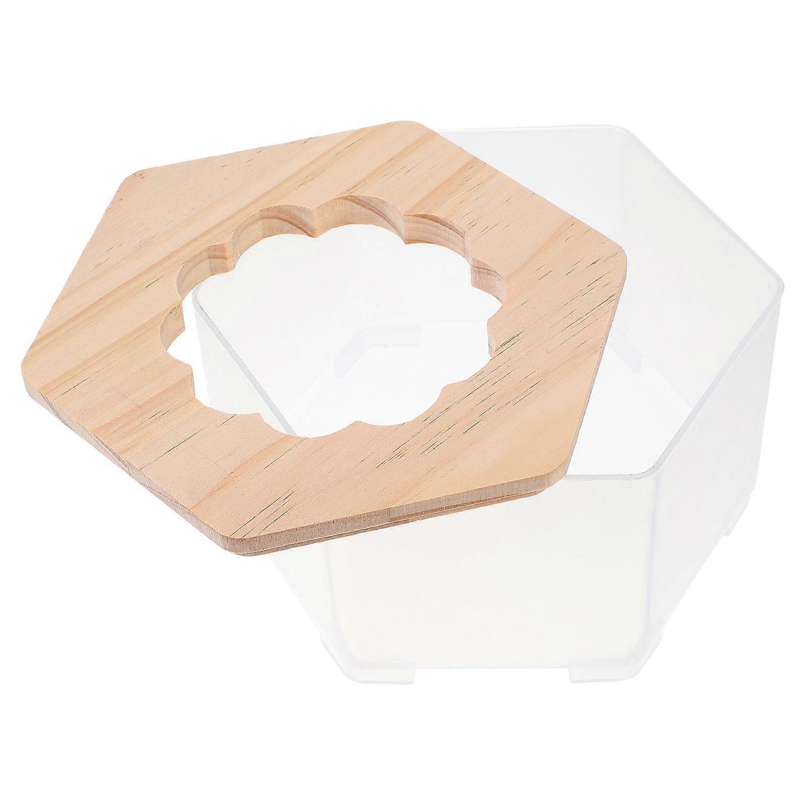 3Pcs Hamster Sand Bath Box with Bath Tub Function for Pet Hygiene