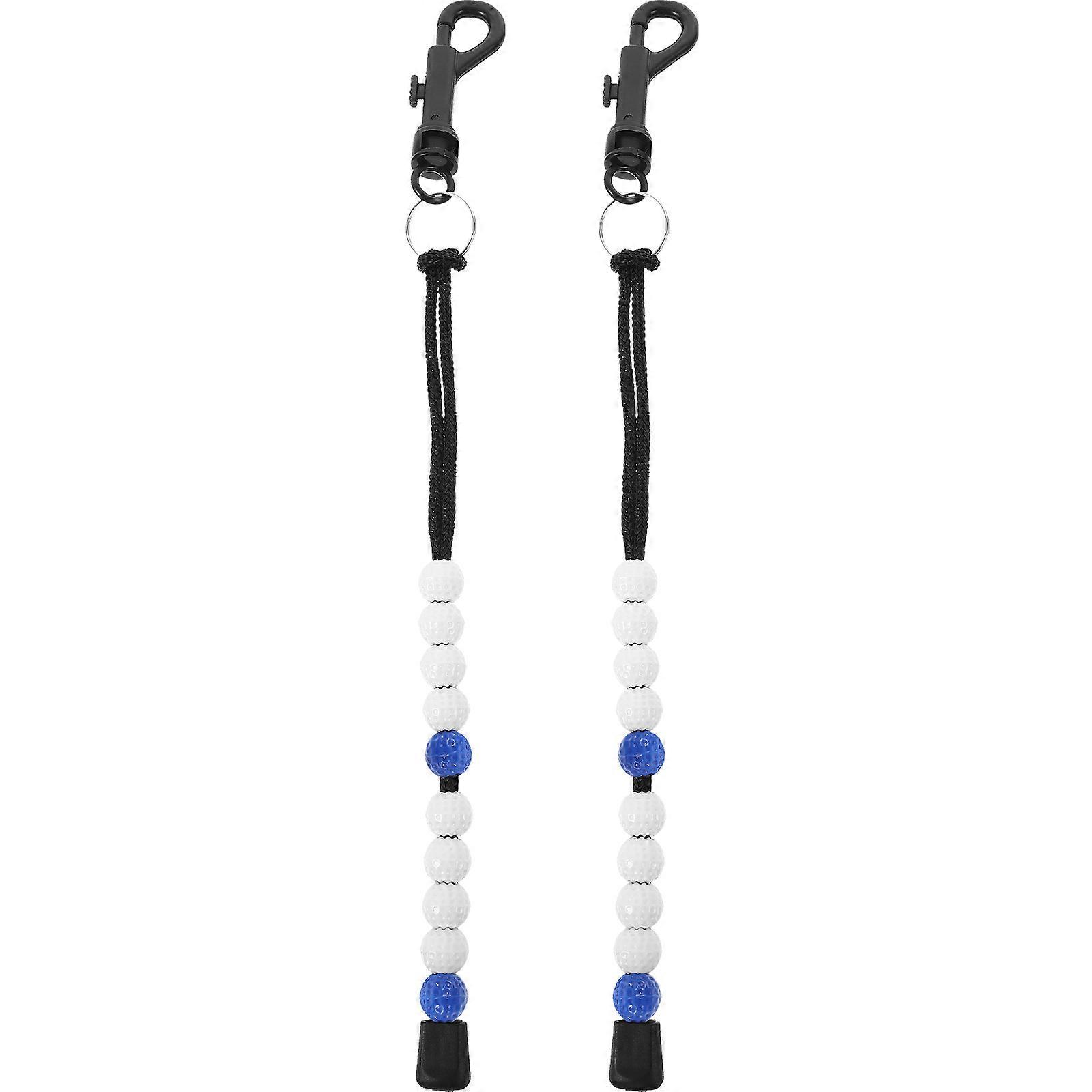 Golf Score Counter Wrist Chain for Outdoor Use 6Pcs Durable Plastic Golfing Tool