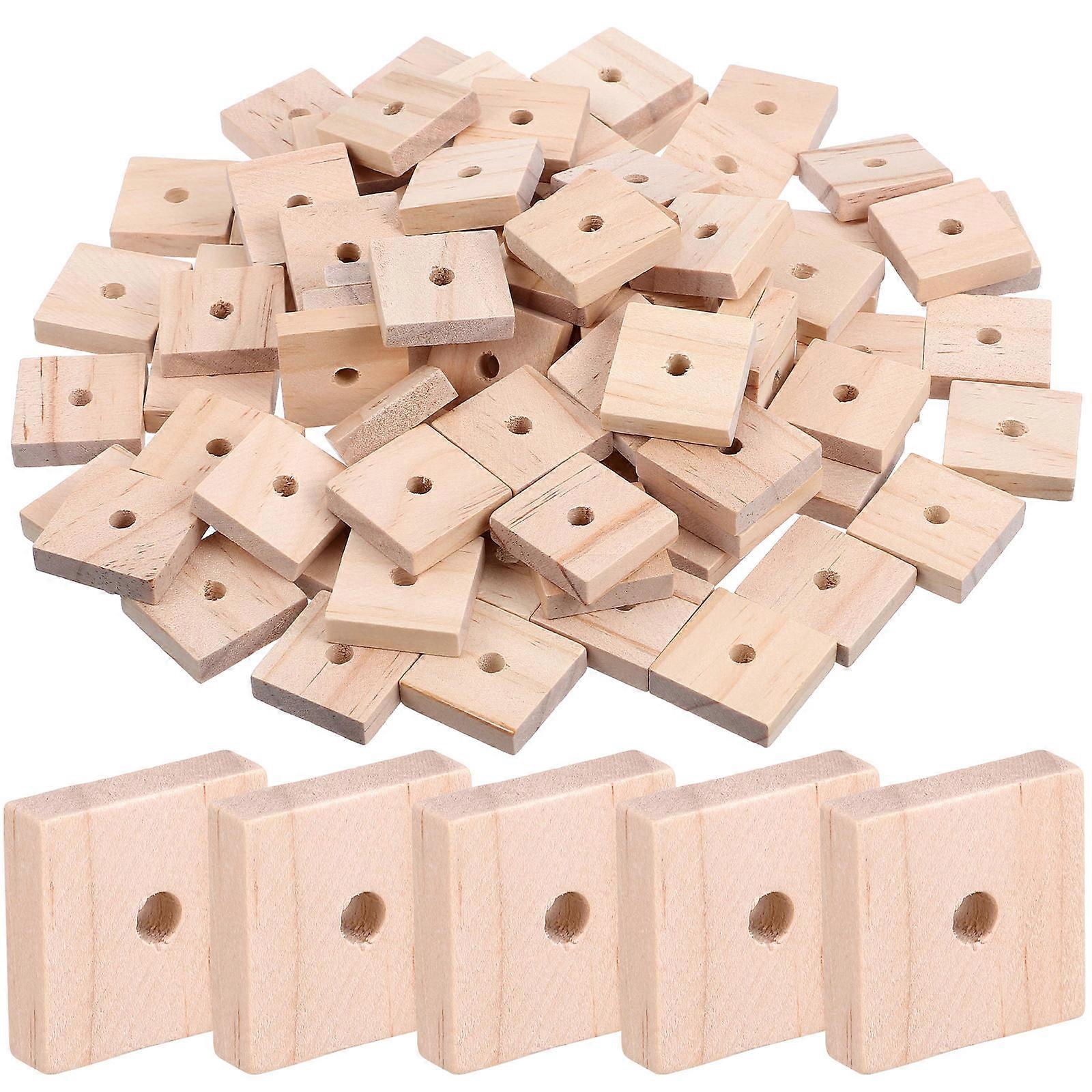 Light Yellow Parrot Chewing Blocks 500 Pcs Wooden Toys For DIY Crafts And Bird Entertainment Suitable For Pet Owners And Bird Lovers