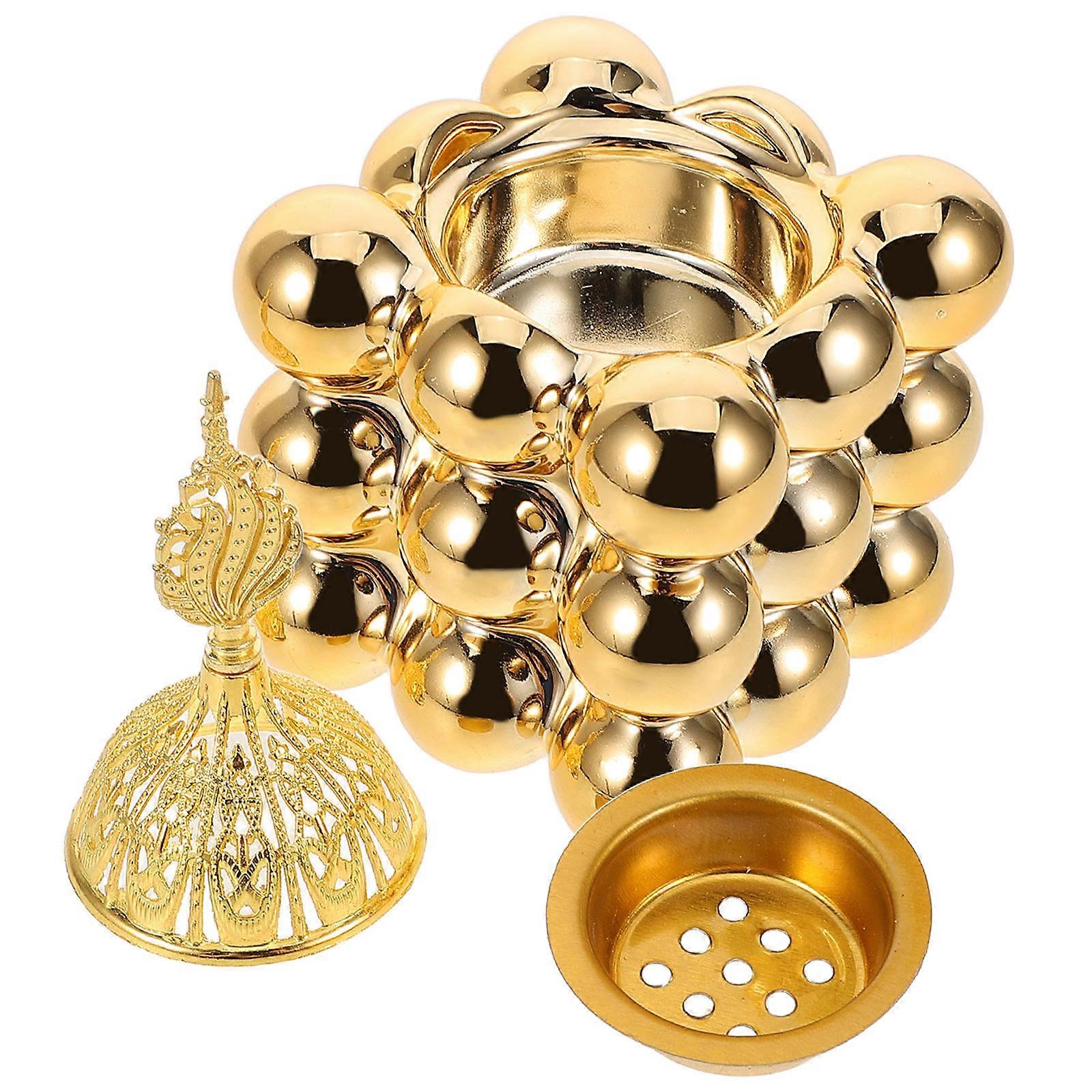 Portable Ceramic Incense Burner for Middle Eastern Festival 4Pcs