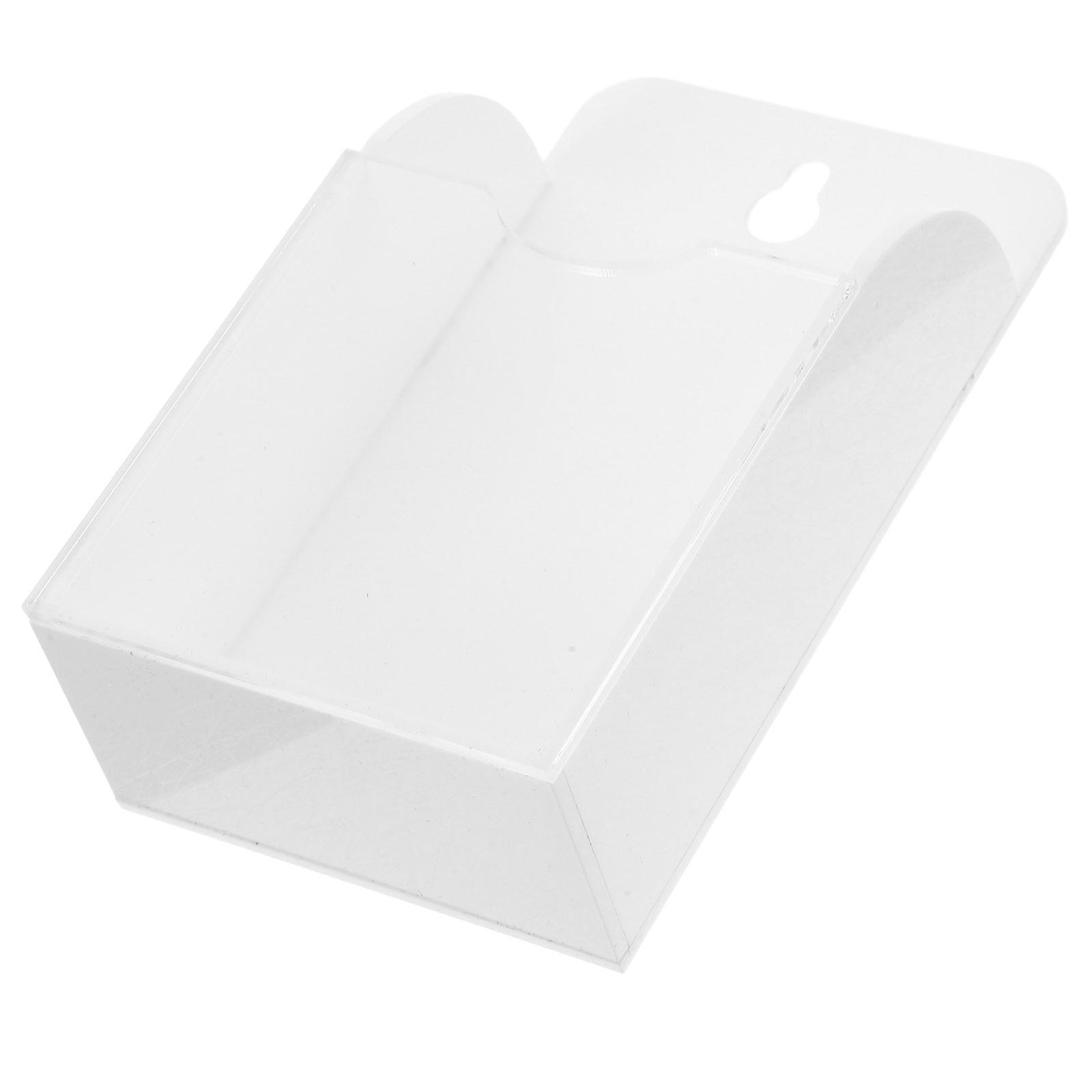 Acrylic Wall Mounted Remote Control Holder for 4Pcs Organizer Set