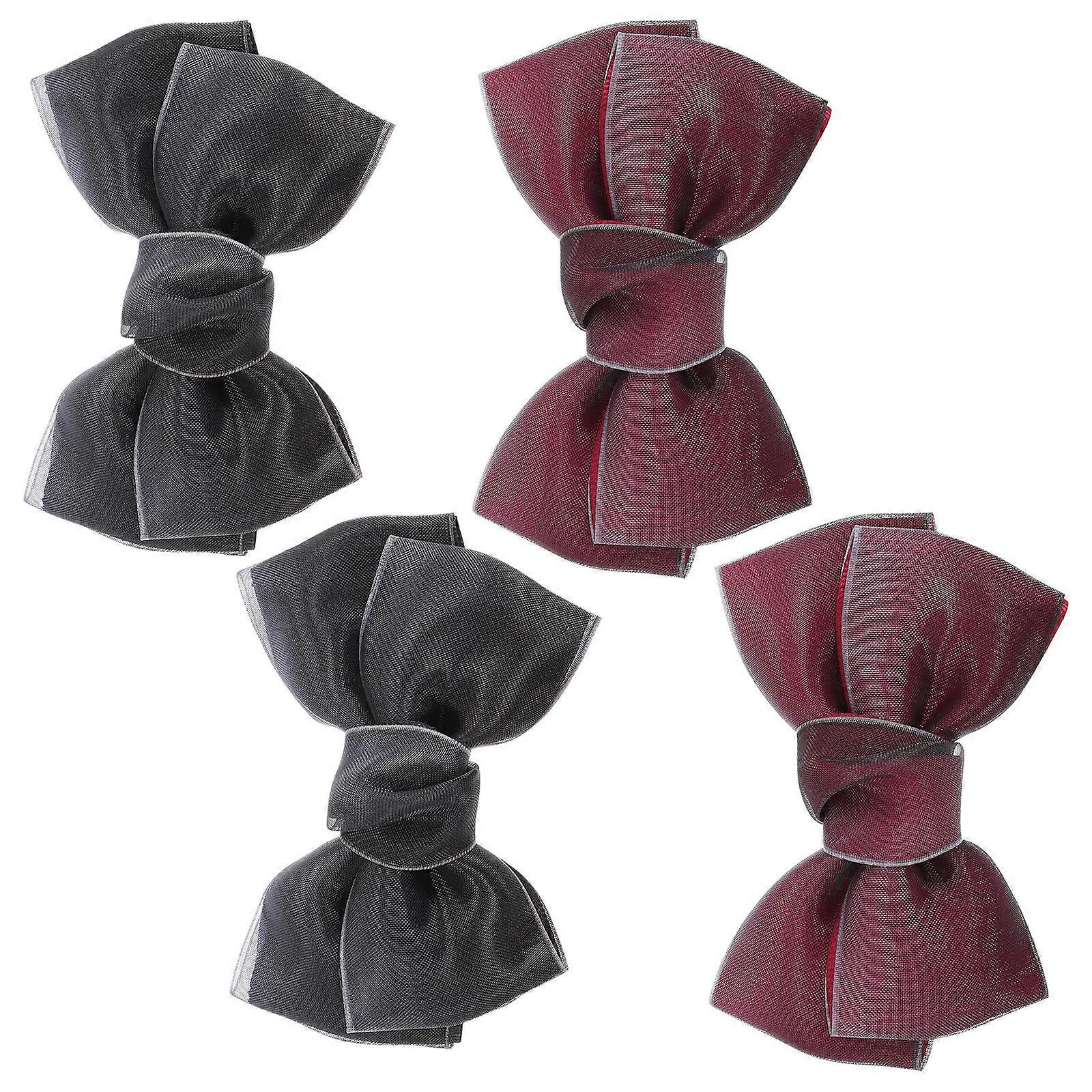 Versatile Bow Shoe Clips For Women Suitable For Bags Hats And Shoes In Multi Color 8 Pcs