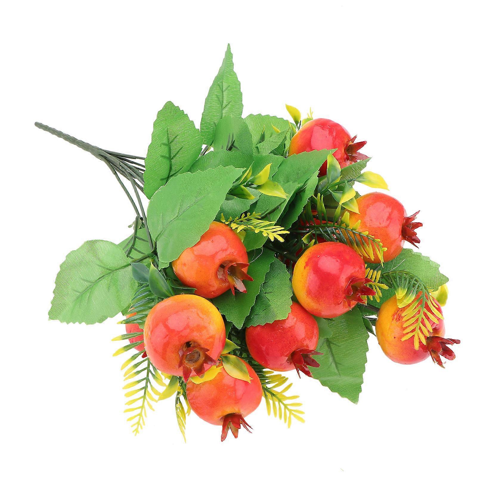 Decorative Fruit Simulation Fruit Decor Balcony Plastic Round Diy Prop 1Pack