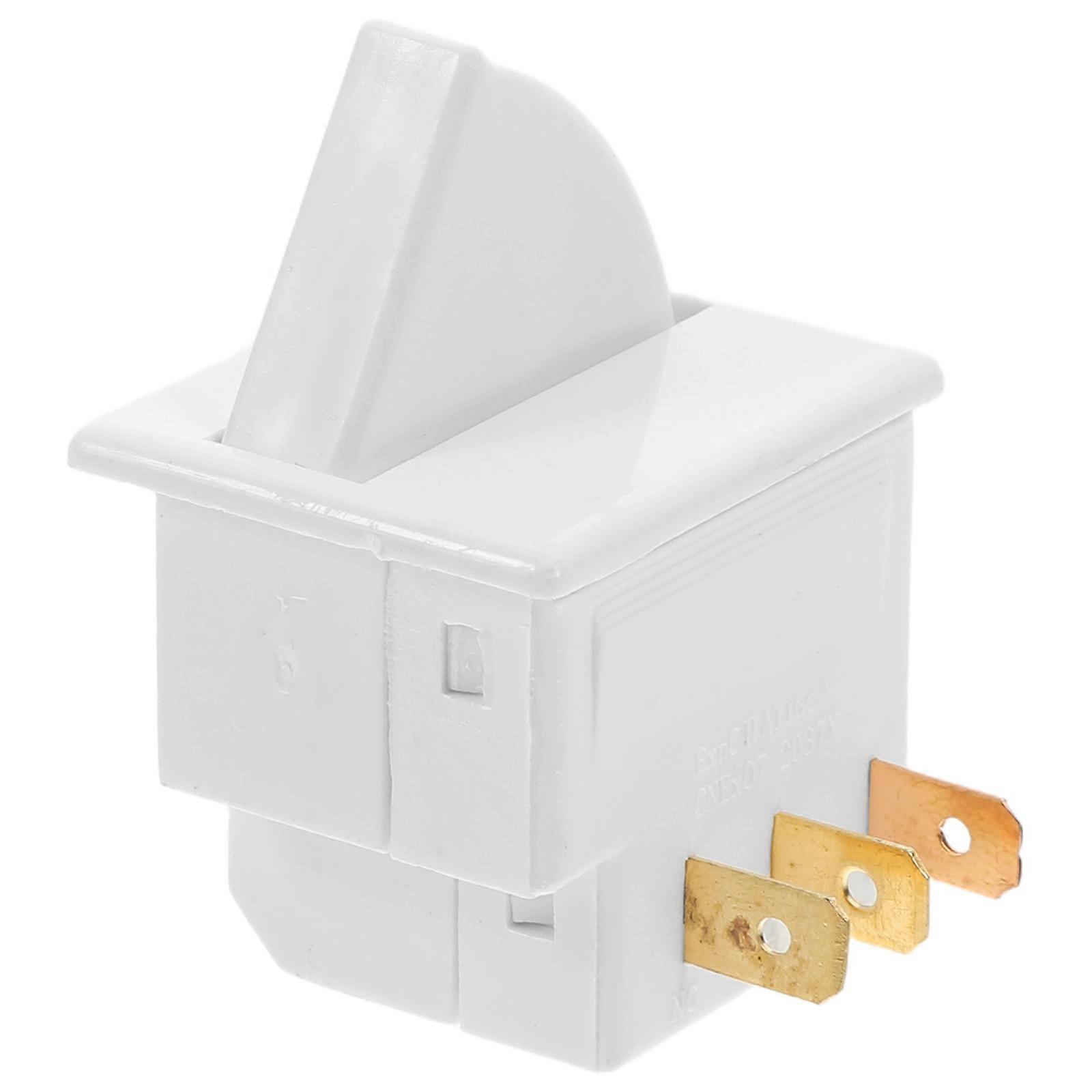 White Refrigerator Door Light Switch for Refrigerator Repair 3Pcs