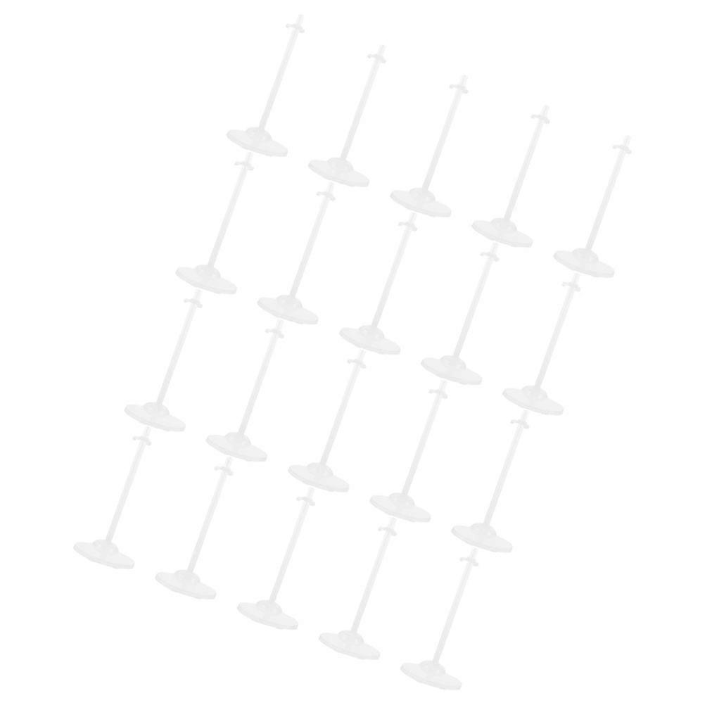 Plastic Doll Stand for Holding Use 20Pcs Transparent Reusable Display Supports