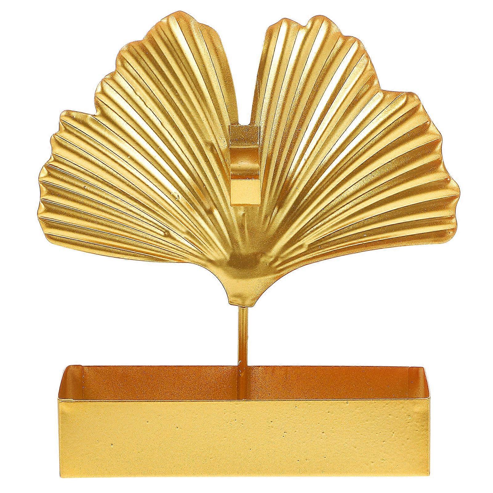 Fireproof Mosquito Base Ginkgo Leaf Coil Stand Decor Situations 1Pack