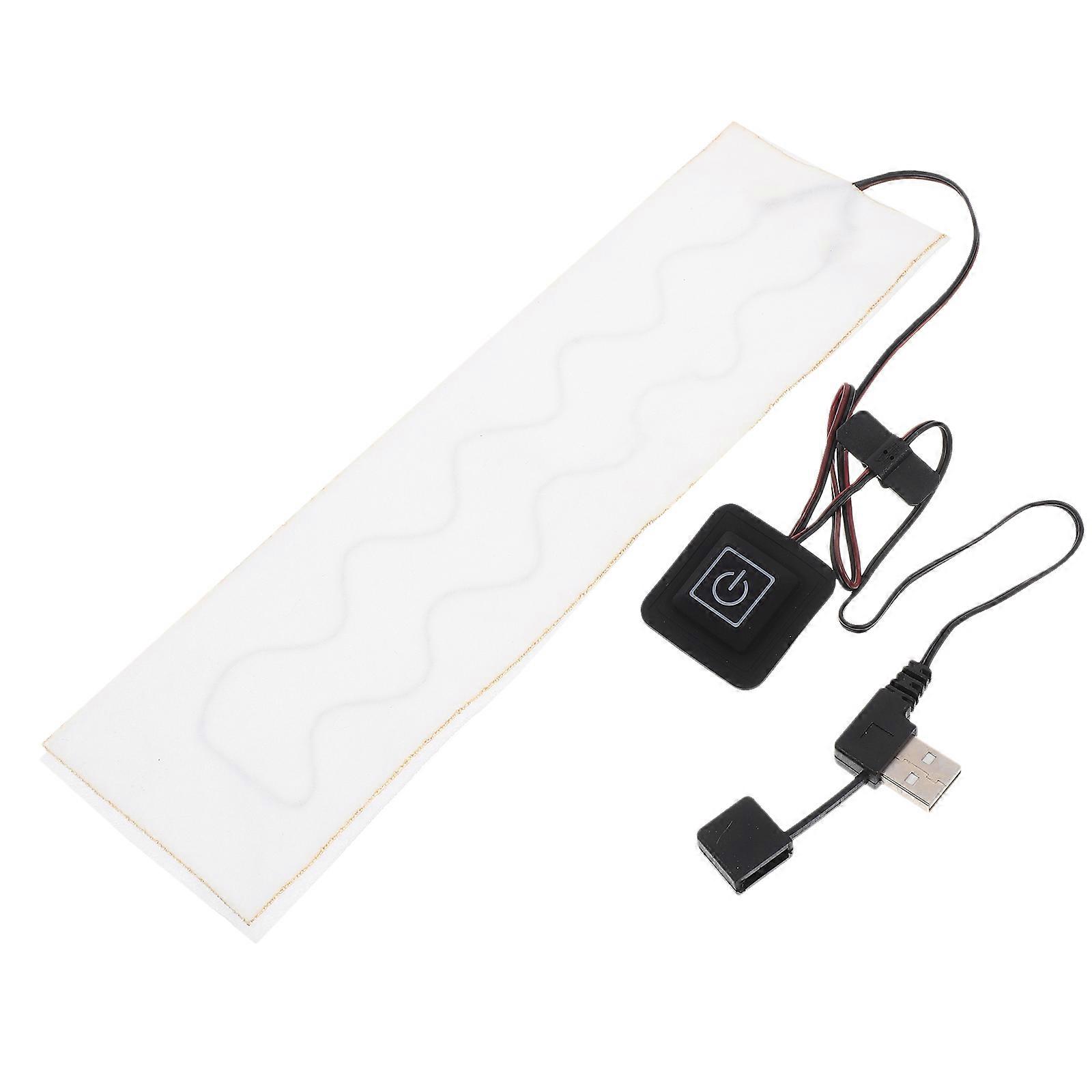 Neckerchief Heating Pad USB Electric Heating Pad for Winter Use 1Pcs White