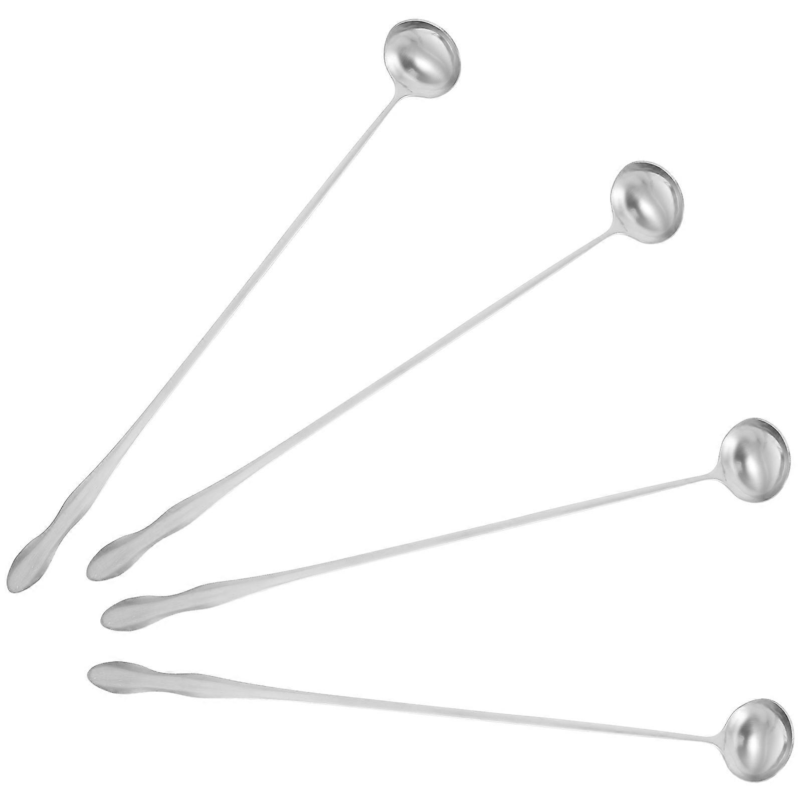 Silver Stainless Steel Saucier Spoon for Cooking 16 Pieces with Serving Function