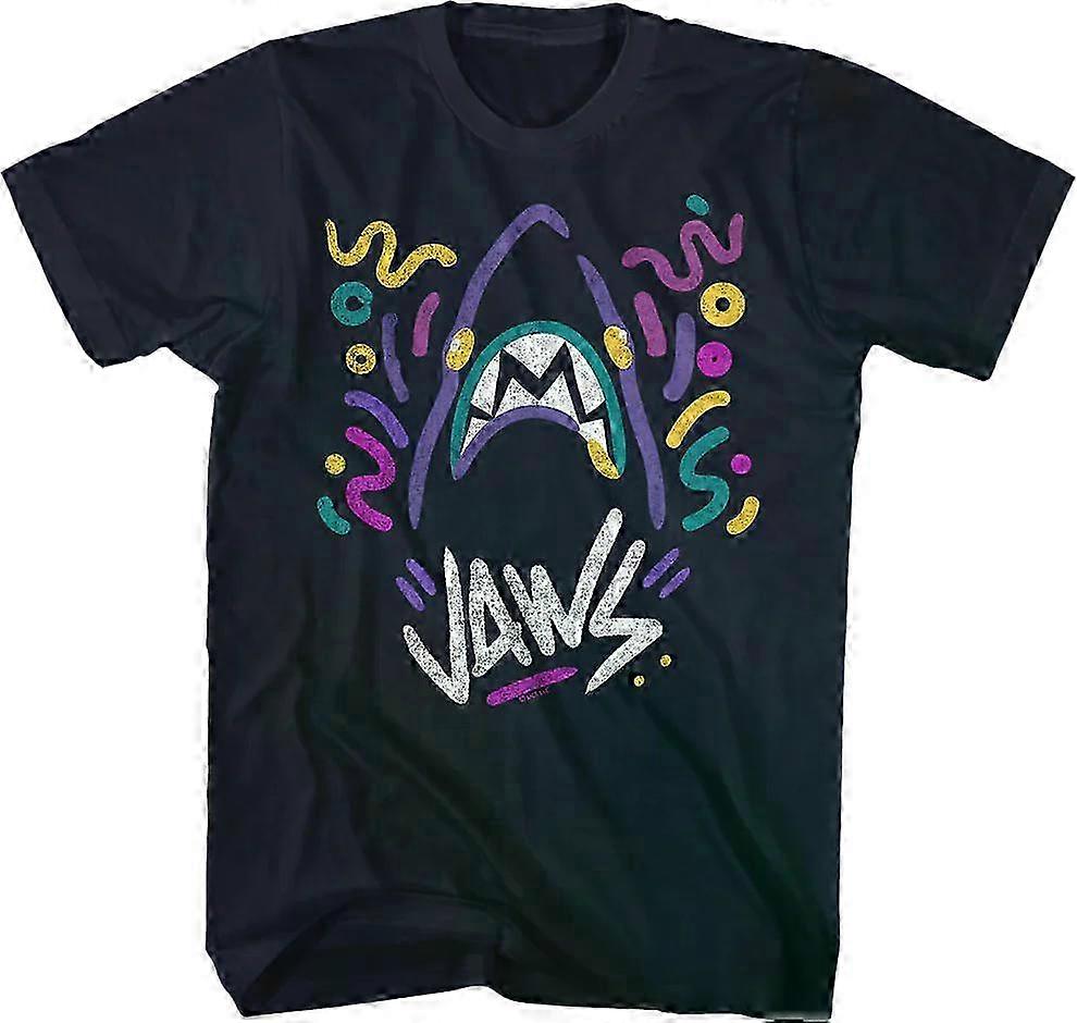 80s Doodle Jaws T-shirt Rockinstone