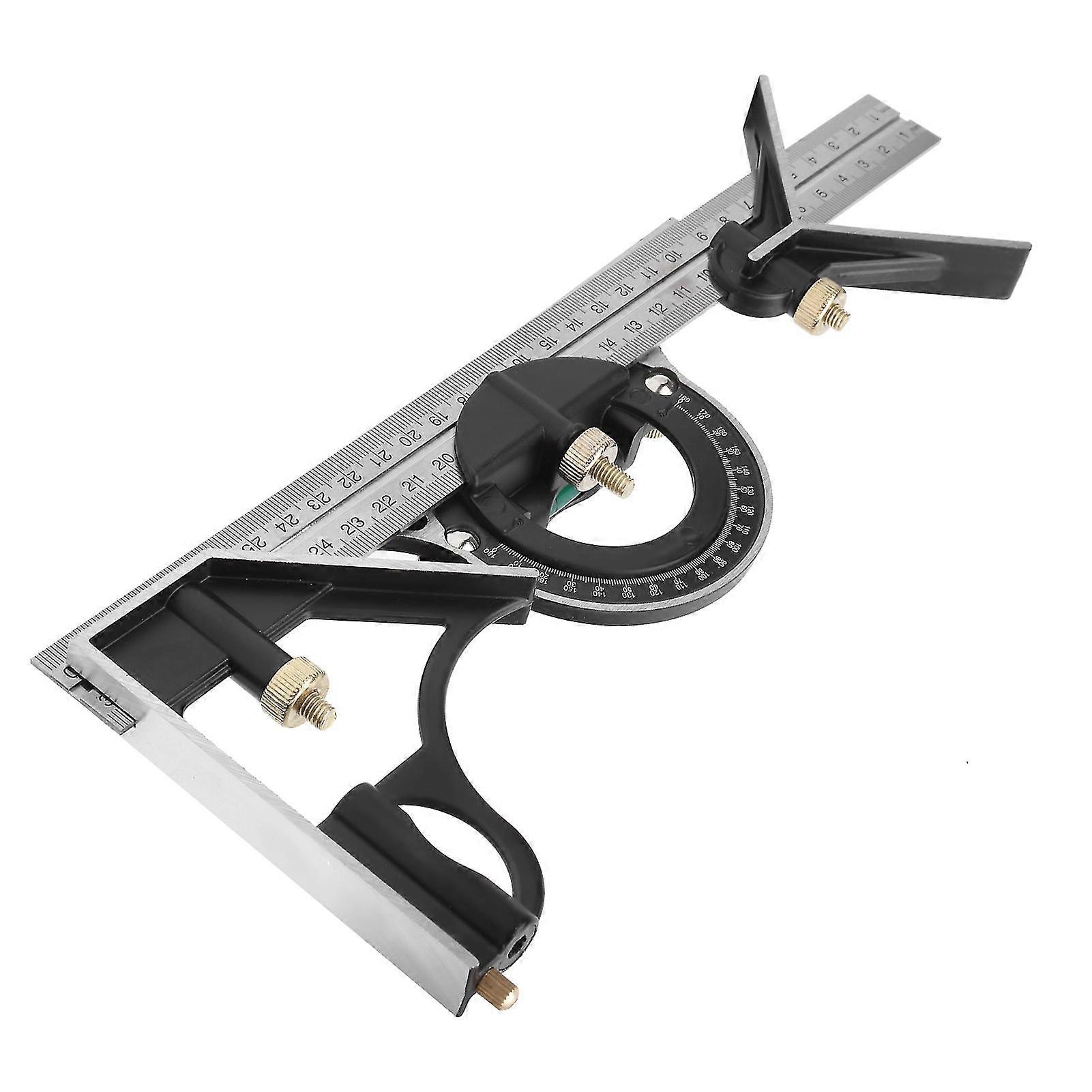 300mm Stainless Steel MultiFunctional Protractor Combination Square Angle Ruler 2025