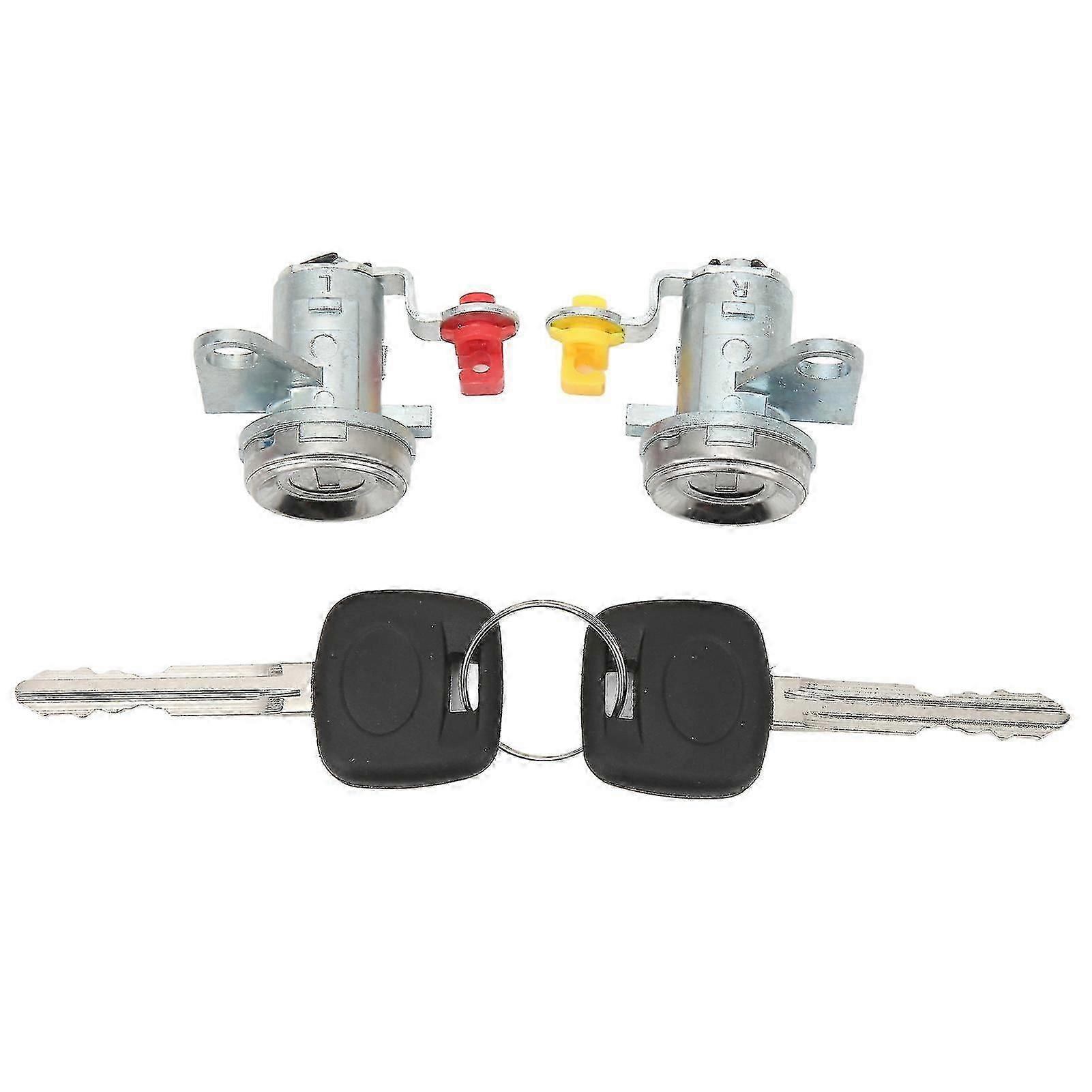 1993-1997 Corolla Driver Passenger Side Door Lock Cylinder Set with Key 69051?12340 Replacement