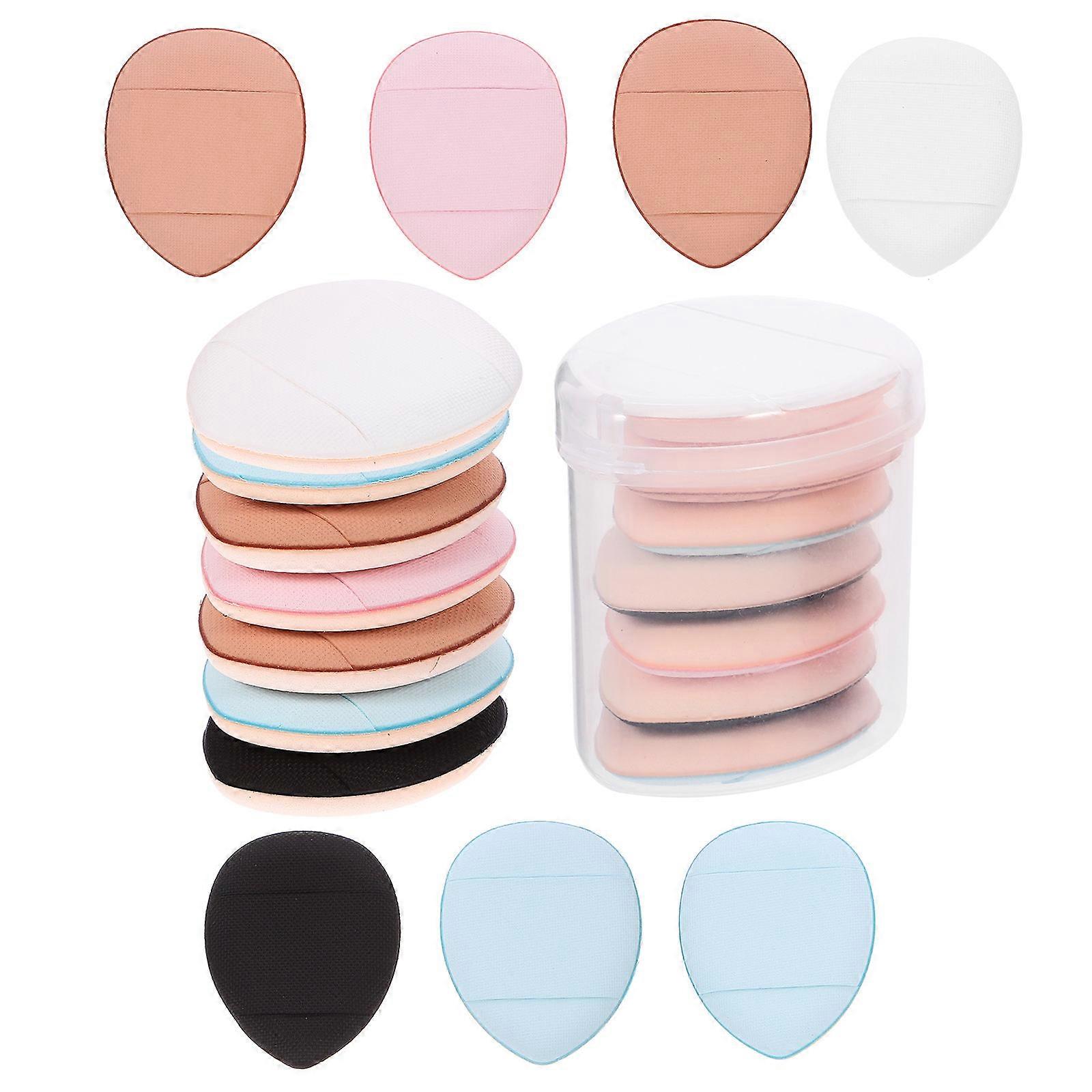Makeup Finger Powder Puff Mini Powder for Foundation 6 Boxes