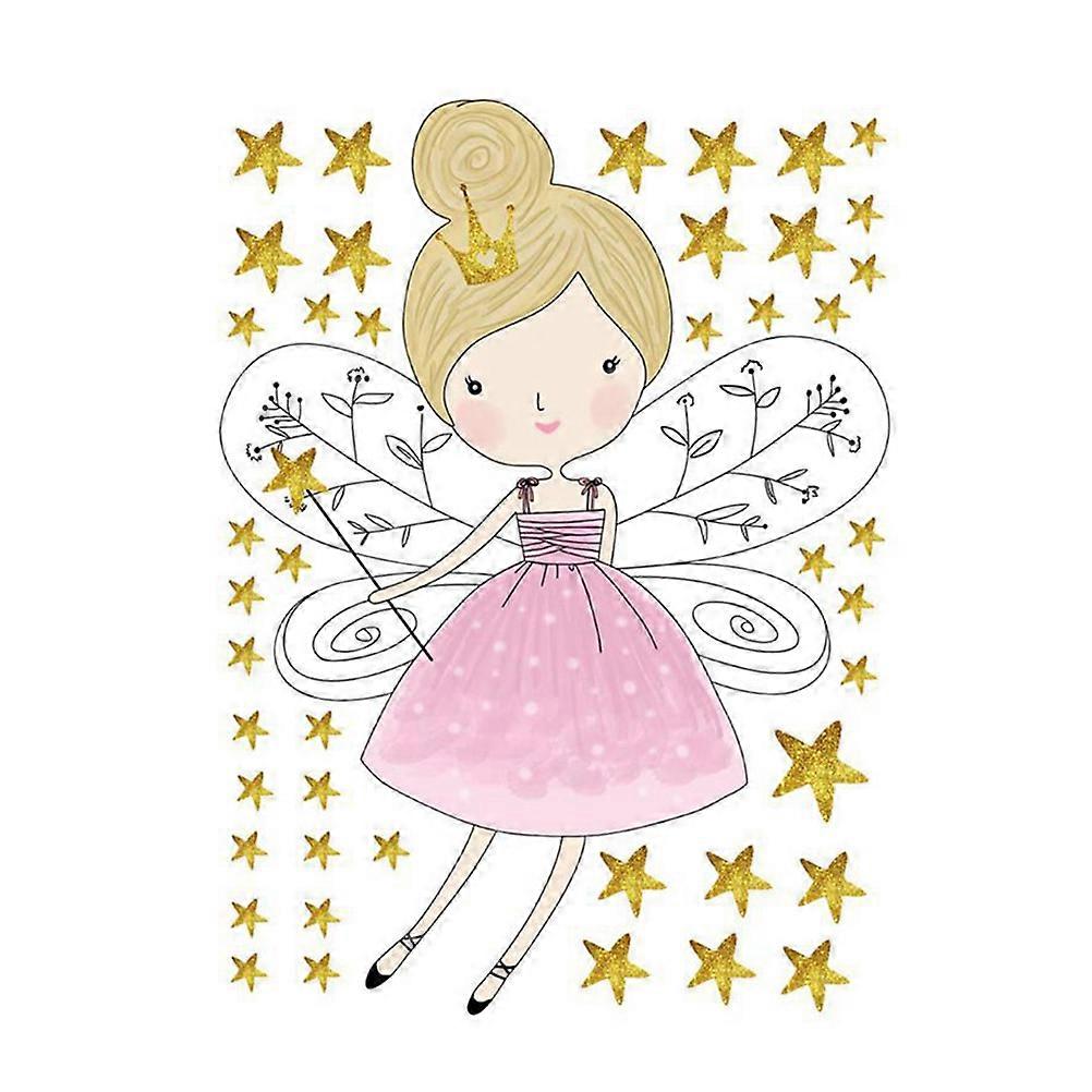 Lovely Wallpaper Elf Wall Decal for Decoration 2Pcs Creative Design