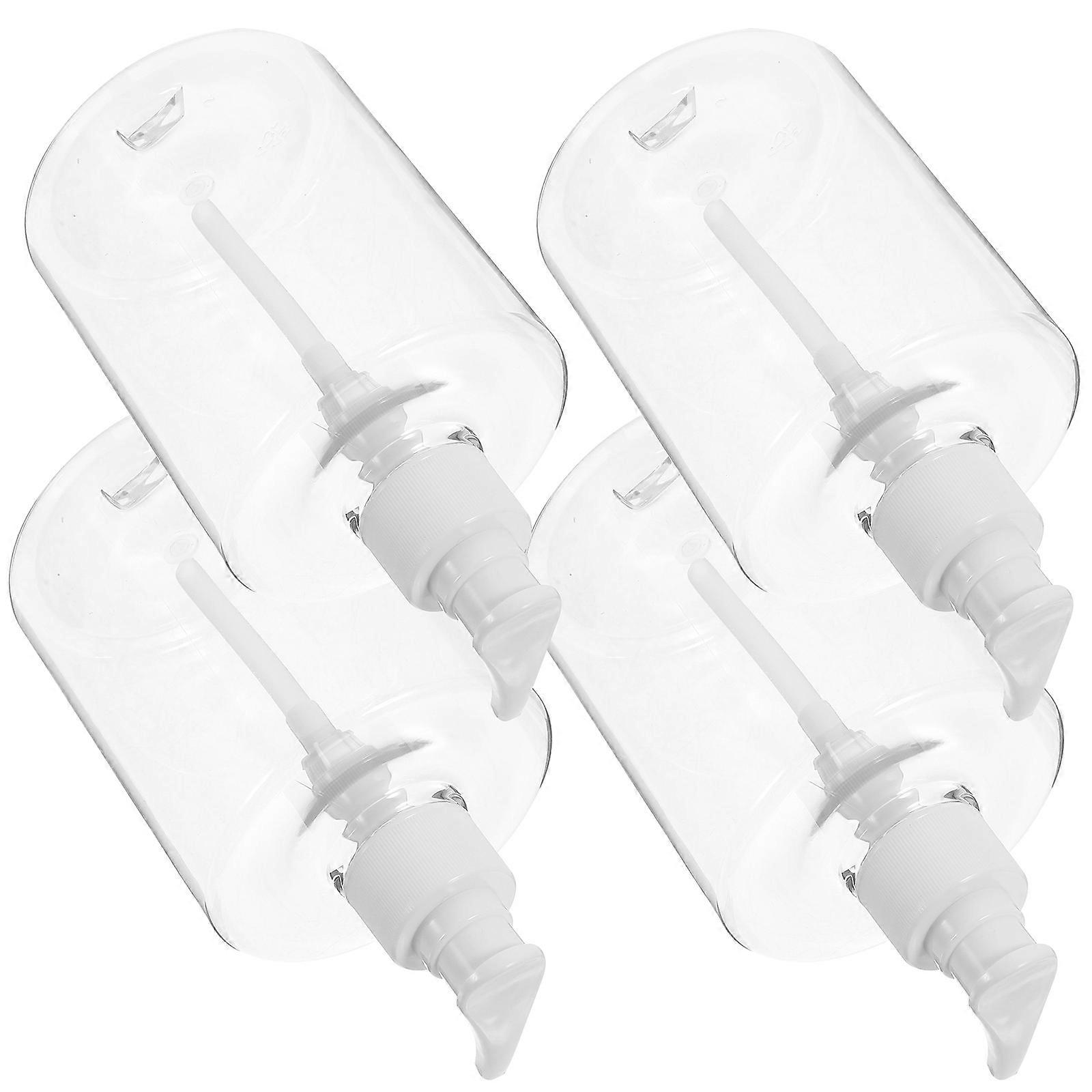 Plastic Pump Bottles Lotion Bottle for Storage 12Pcs Transparent Refillable