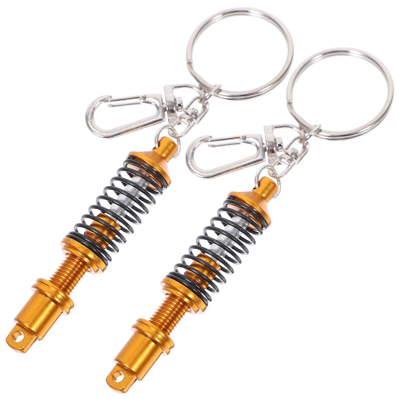 Shock Absorber Coilover Key Holder Auto Part Keychain 8Pcs Bundle