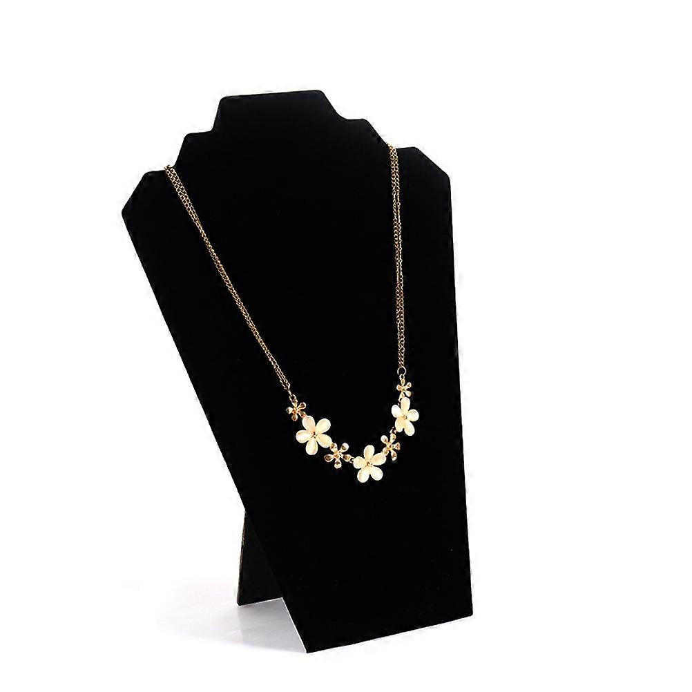 Jewelry Display Racks Pendant Display Holder Black Creative Flocking Stand 2Pack