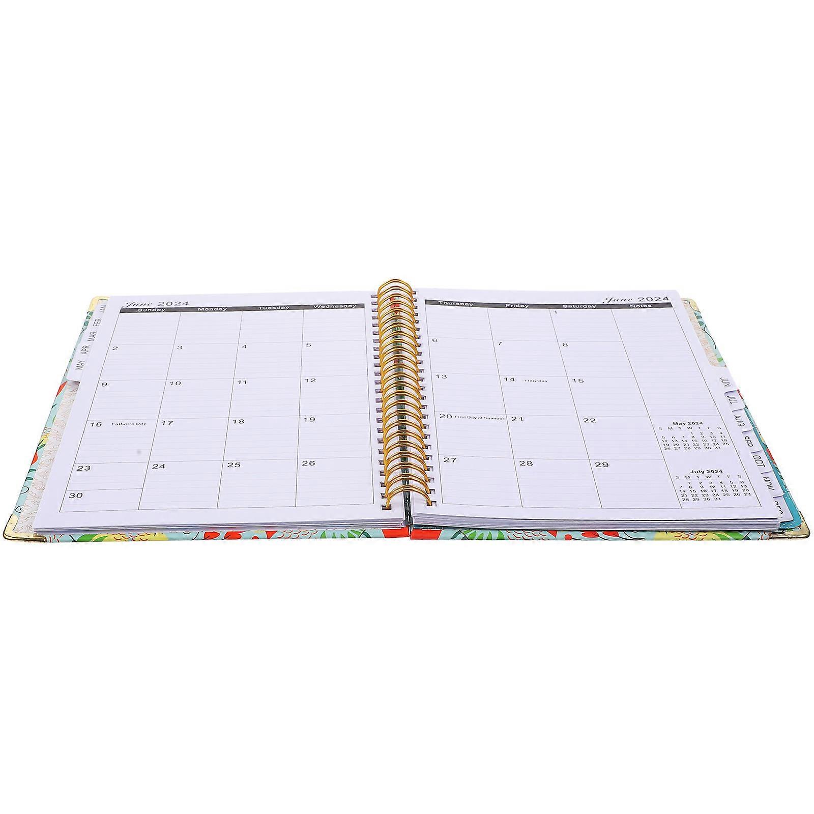 Creative Calendar 2024 Desktop Calendar for Office 2Pcs