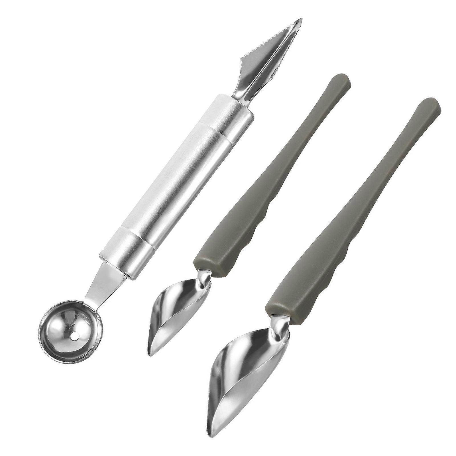 Kitchen Baking Set Stainless Steel Sauce Decorating Spoon 3Pcs Tool