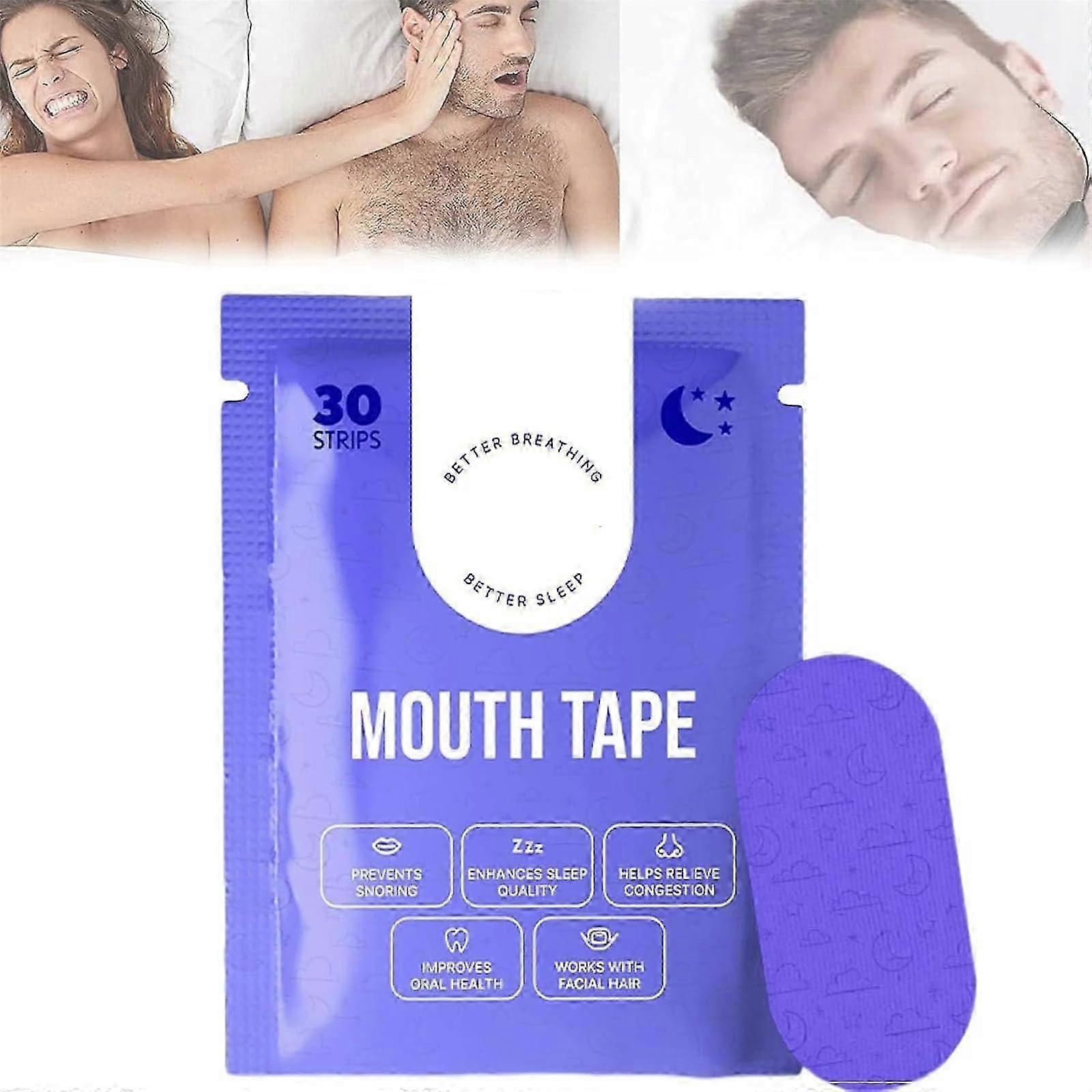 Noctivo Mouth Tape, Noctivo Sleep Tape, Breathable, Comfortable, Gentle on Sensitive Skin, Experience Peaceful Nights and Wake Up Refreshed (1 Box)