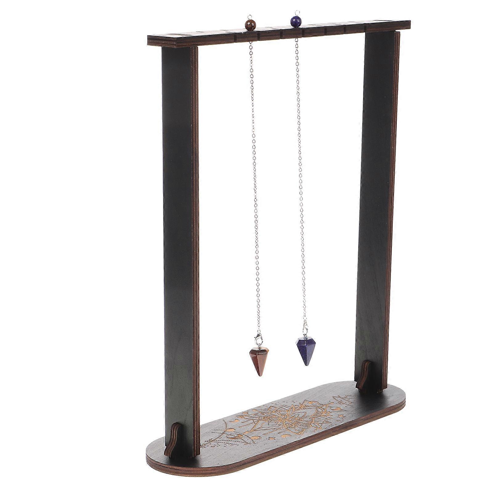 Mineral Crystal Display Stand Wood Rock Holders for Display 3Sets