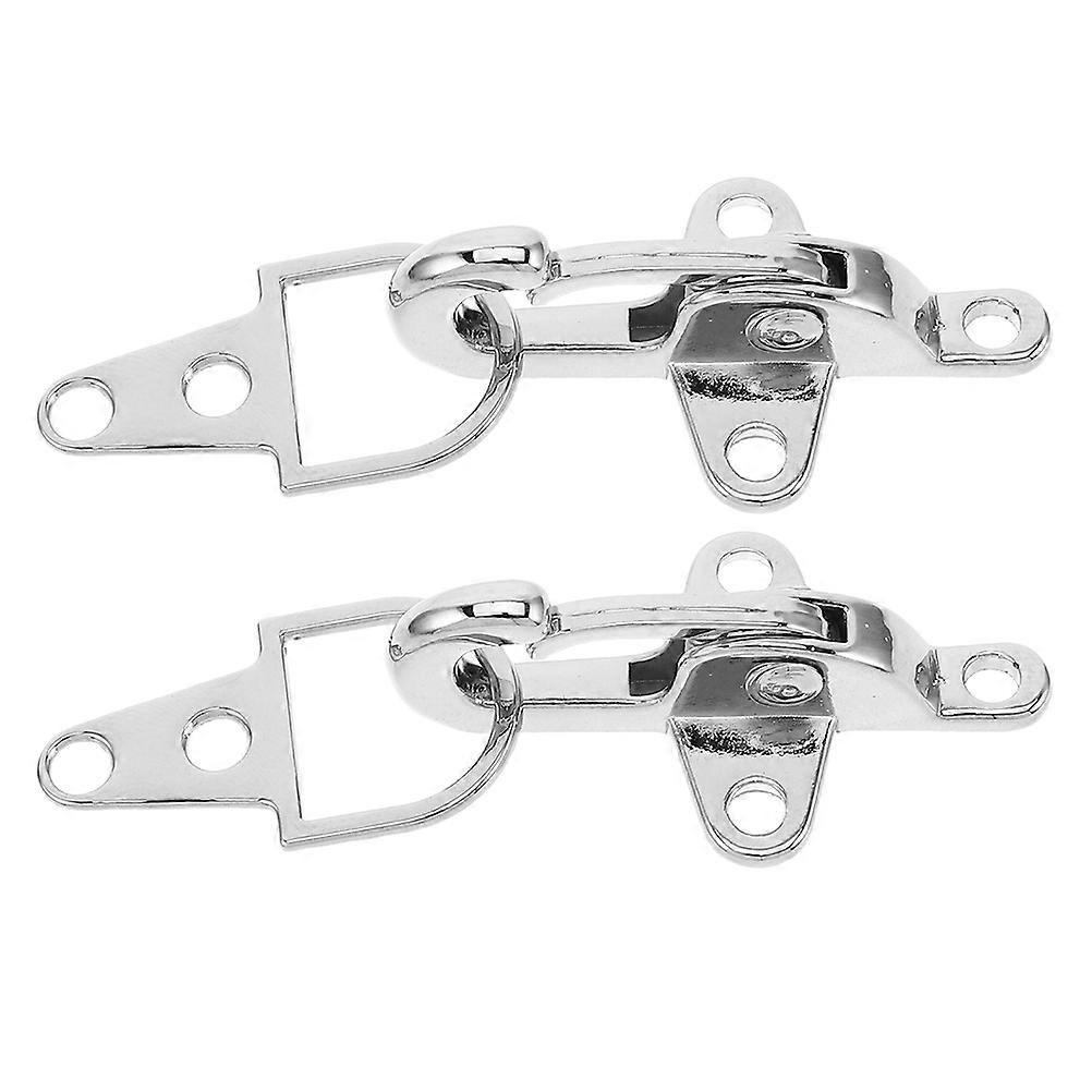6Sets Metal Toggle Buckle for Coat Closure Durable Silver Alloy