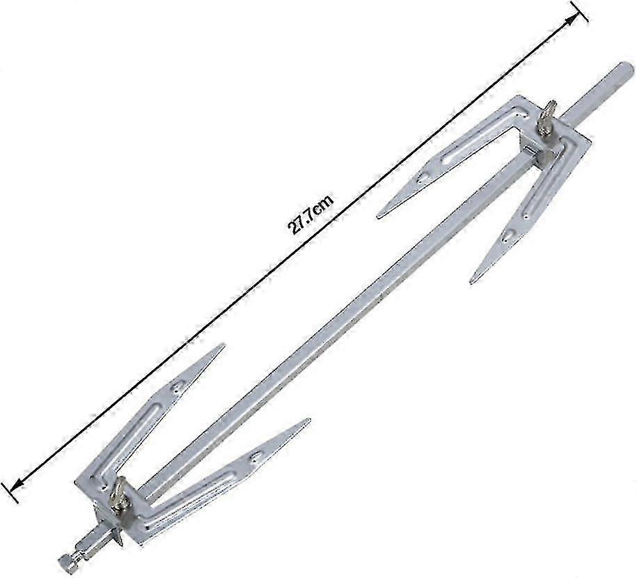 rotating stainless steel fork for barbecue and roast