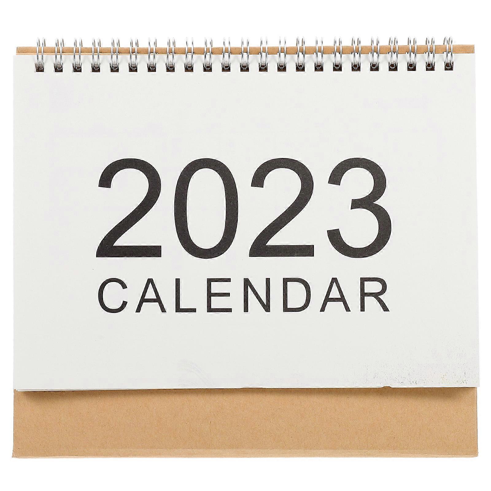 Desktop Calendar Decorative Desk Calendar for Home Decor 3Pcs