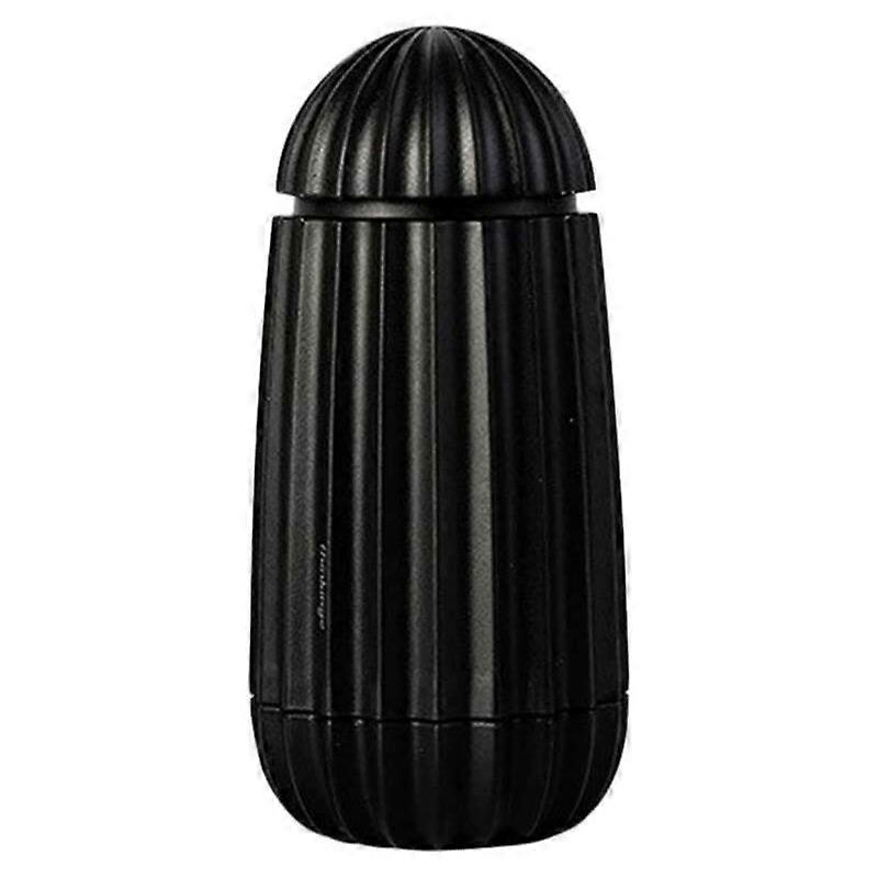 Plastic Automatic Toothpick Dispenser - Cactus Pattern - For Restaurant - Black