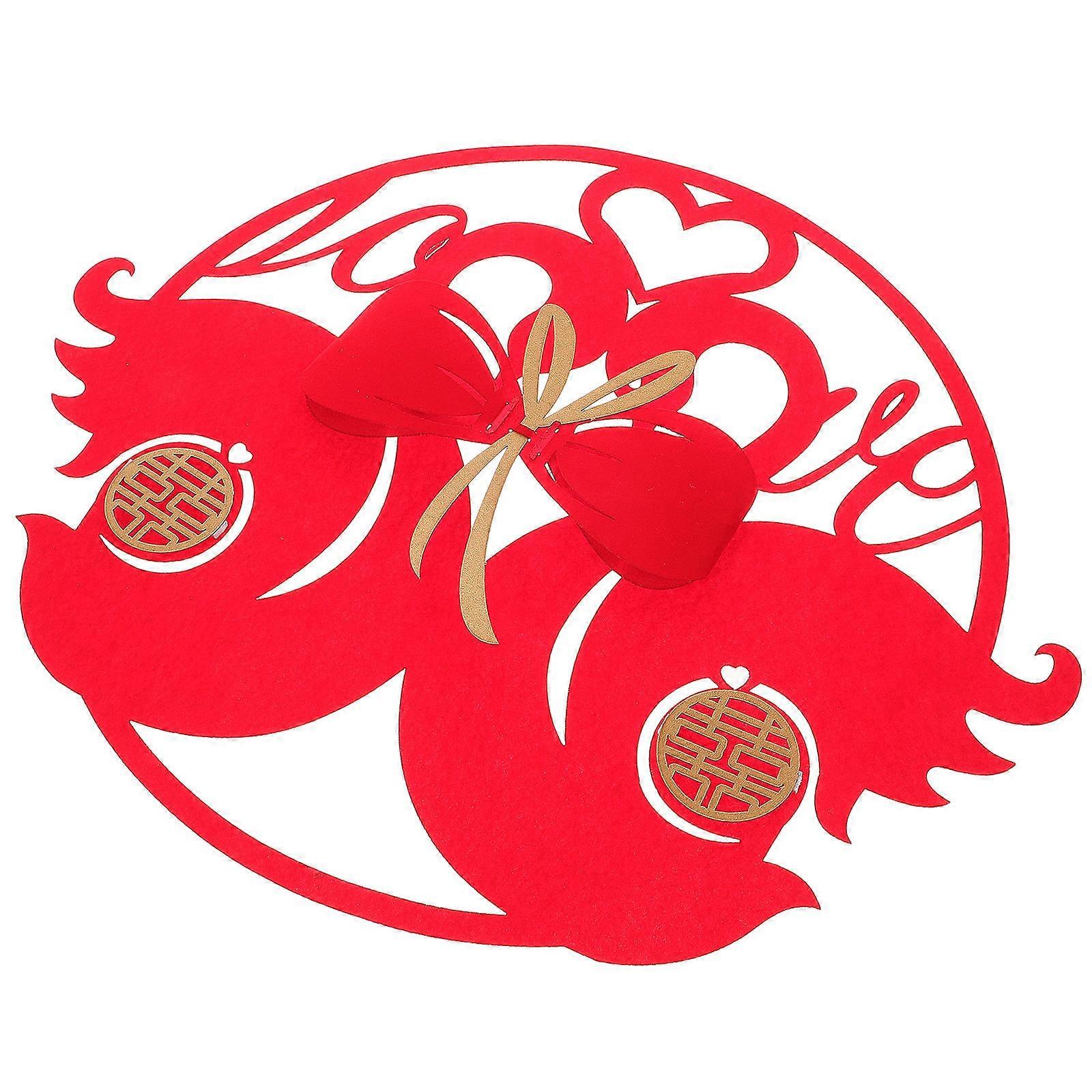 Chinese Wedding Decoration Wedding Window Stickers for 5Pcs Decorative Use