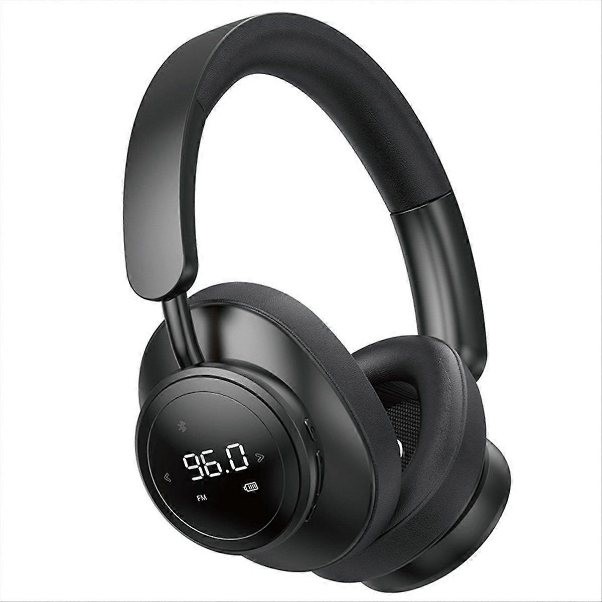 Wireless Headset Headphone With Mic Black