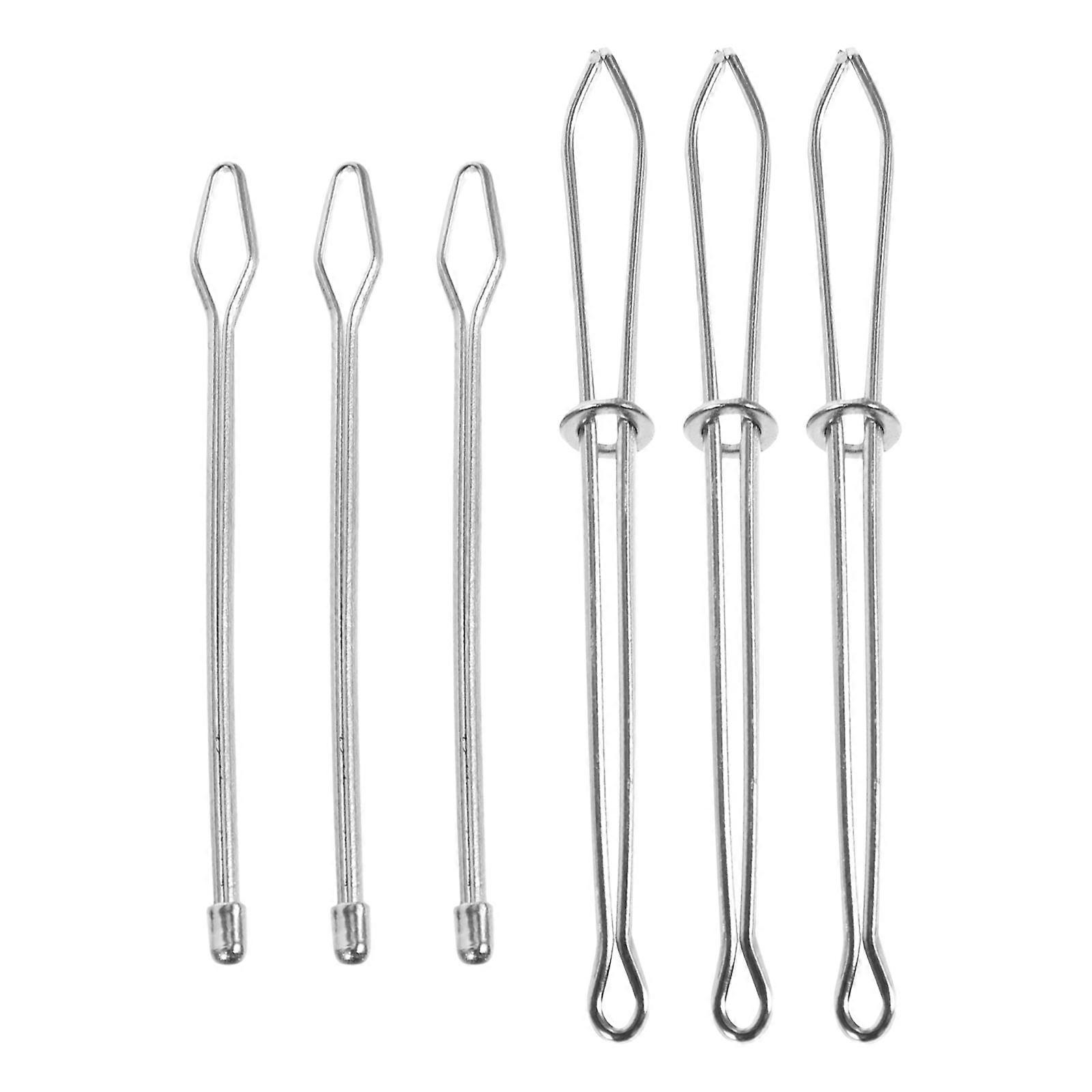 Metal Drawstring Puller Tool for Sewing Use 6Pcs Elastic Band Threading Tool