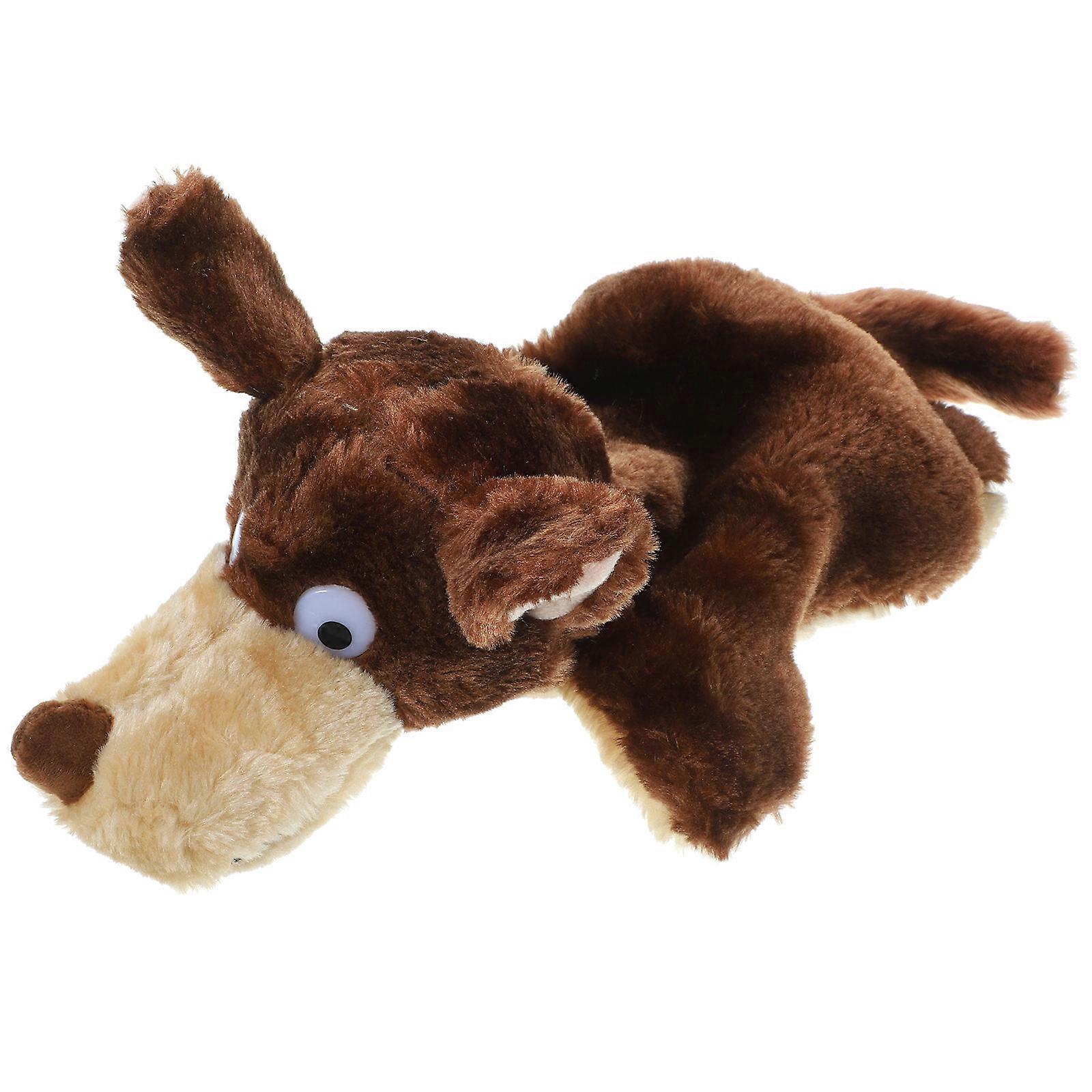 Animal Hand Puppet Plush Wolf for Creative Play Child Toy