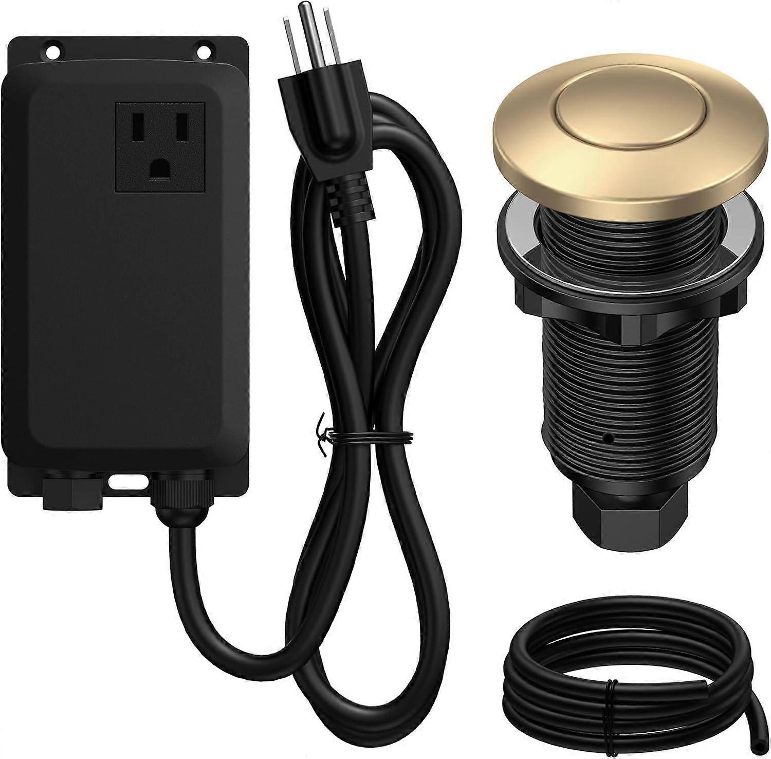 Garbage Disposal Air Switch Kit -Professional, Sink Top Waste Disposer On/Off,